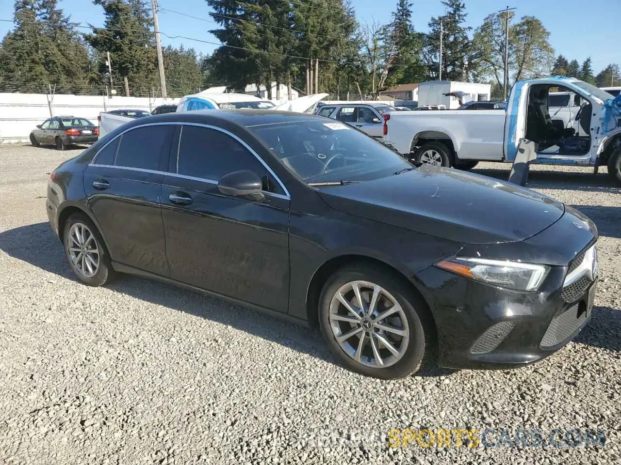 4 Photograph of a damaged car W1K3G4FB8MJ270348 MERCEDES-BENZ A-CLASS 2021