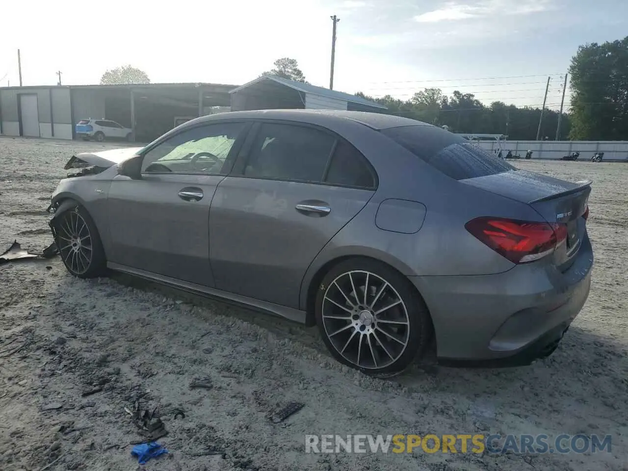 2 Photograph of a damaged car W1K3G5BB9MJ263212 MERCEDES-BENZ A-CLASS 2021
