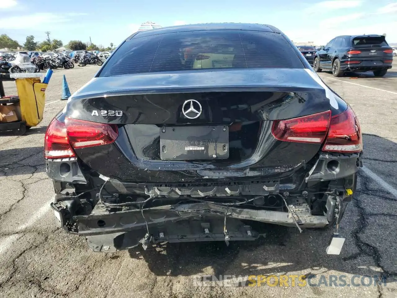 6 Photograph of a damaged car W1K3G4EB3NJ357626 MERCEDES-BENZ A-CLASS 2022