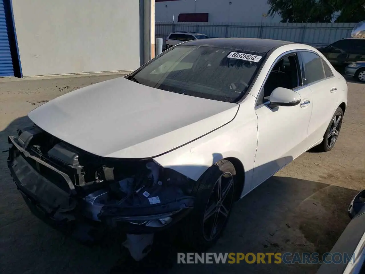 1 Photograph of a damaged car W1K3G4EB6NJ328850 MERCEDES-BENZ A-CLASS 2022