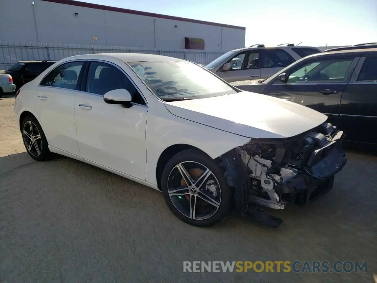 4 Photograph of a damaged car W1K3G4EB6NJ328850 MERCEDES-BENZ A-CLASS 2022