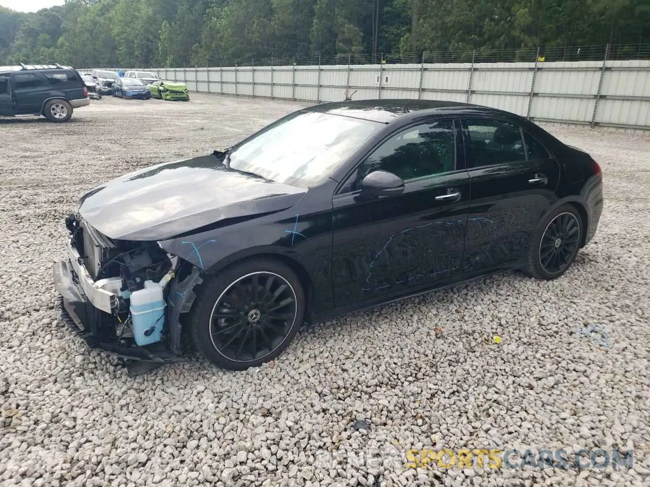 1 Photograph of a damaged car W1K3G4EB7NJ360142 MERCEDES-BENZ A-CLASS 2022
