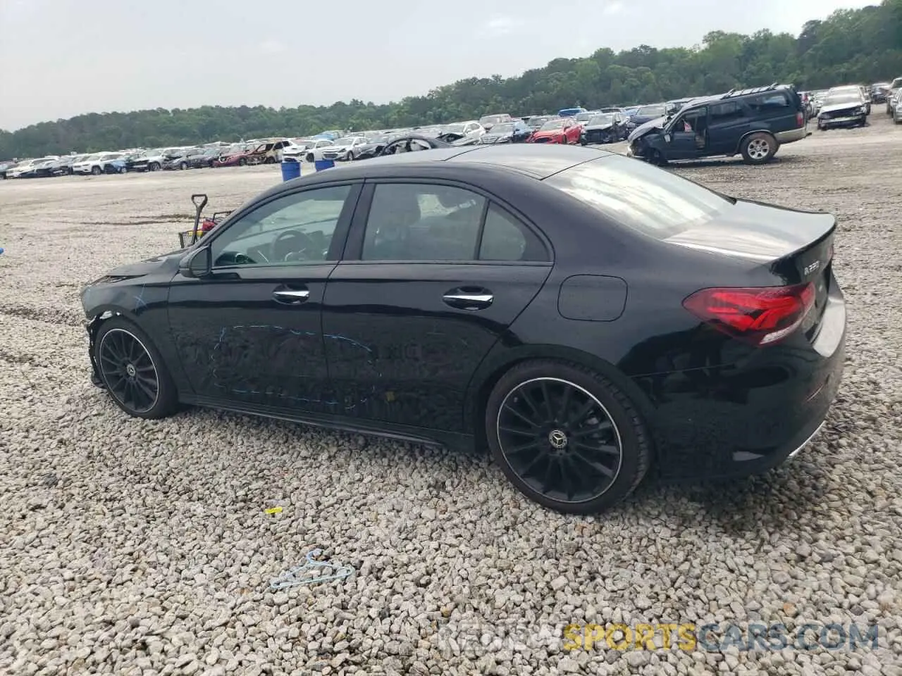 2 Photograph of a damaged car W1K3G4EB7NJ360142 MERCEDES-BENZ A-CLASS 2022