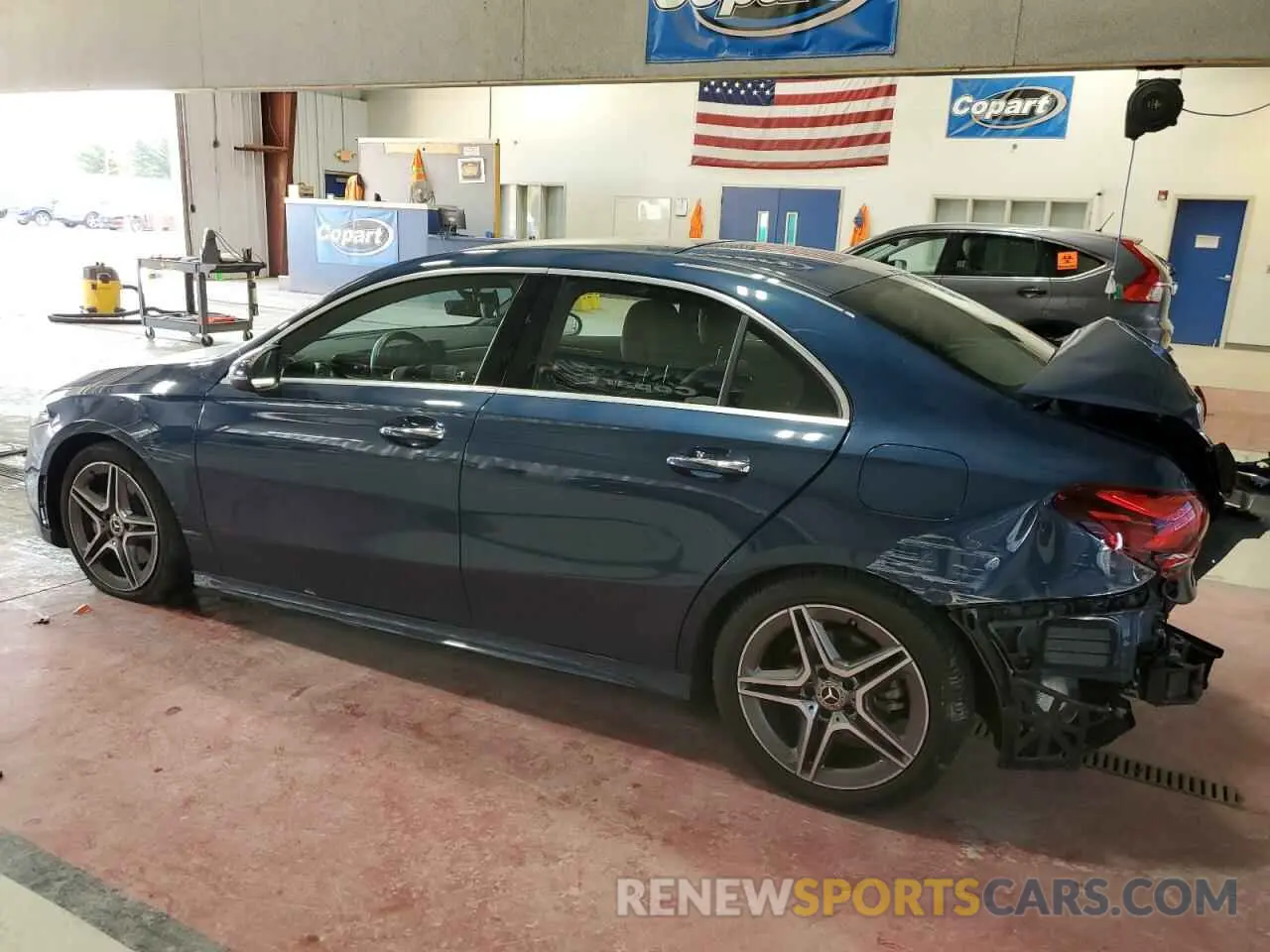 2 Photograph of a damaged car W1K3G4FB4NJ362736 MERCEDES-BENZ A-CLASS 2022