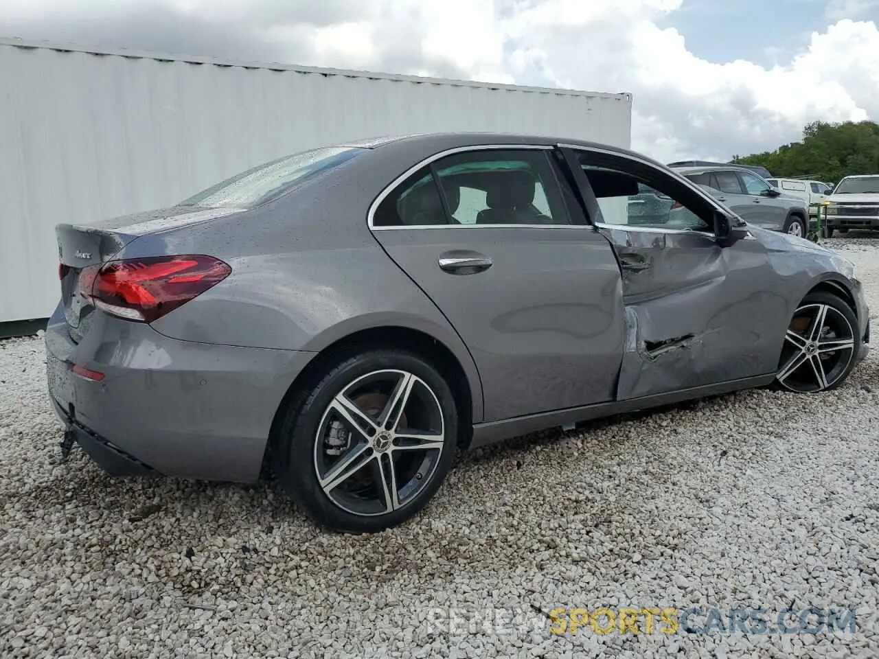 3 Photograph of a damaged car W1K3G4FB6NJ360406 MERCEDES-BENZ A-CLASS 2022