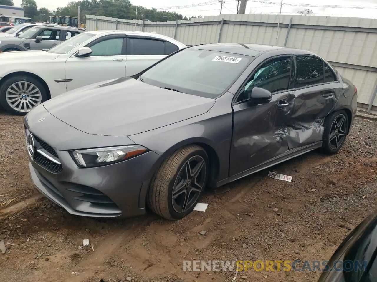 1 Photograph of a damaged car W1K3G4FBXNJ342135 MERCEDES-BENZ A-CLASS 2022