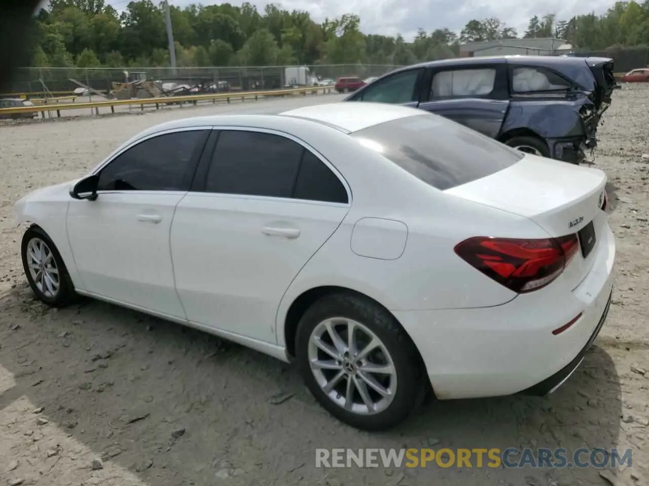 2 Photograph of a damaged car W1K3G4FBXNJ372509 MERCEDES-BENZ A-CLASS 2022
