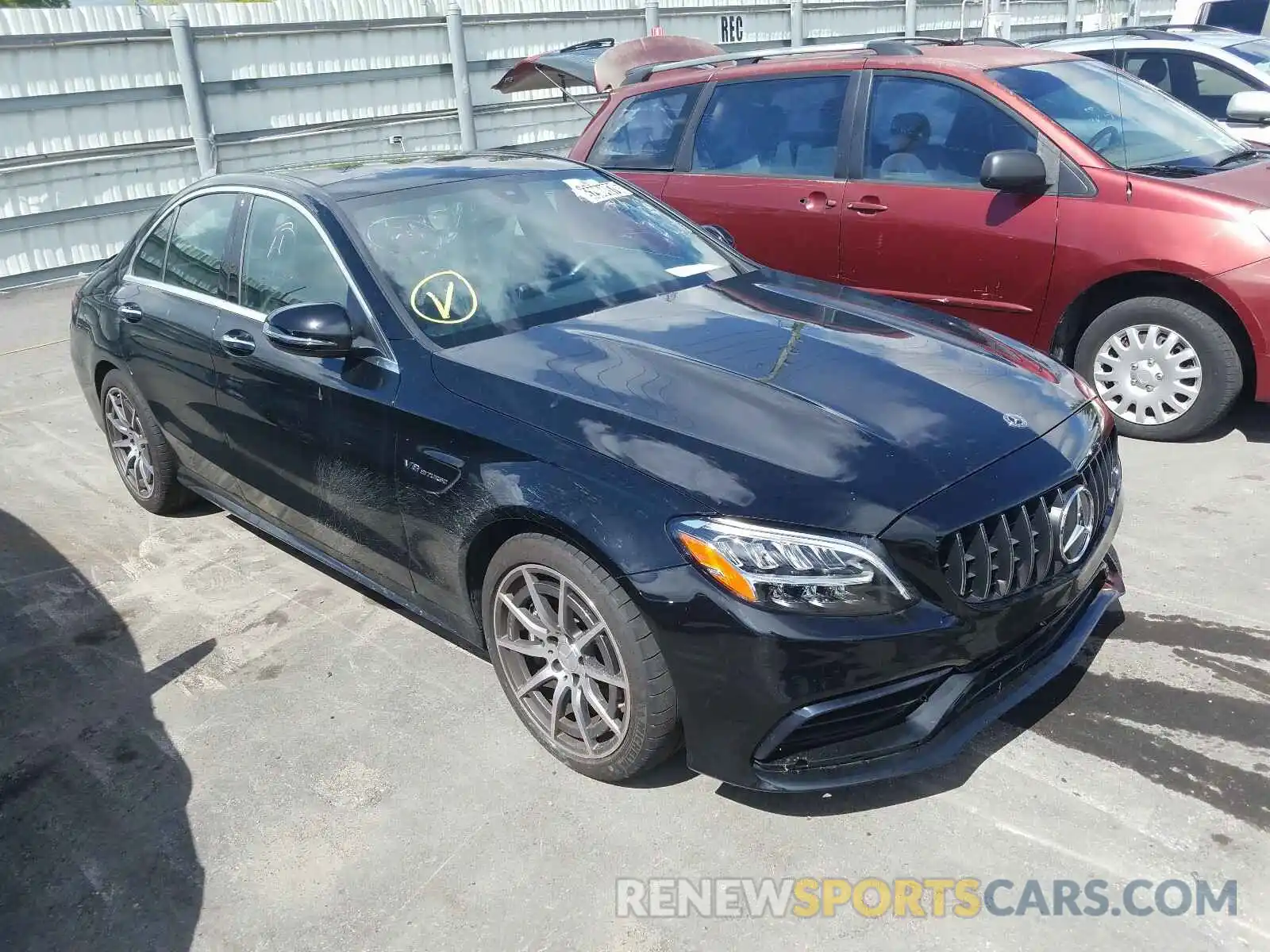 1 Photograph of a damaged car 55SWF8GB6KU317329 MERCEDES-BENZ AMG 2019