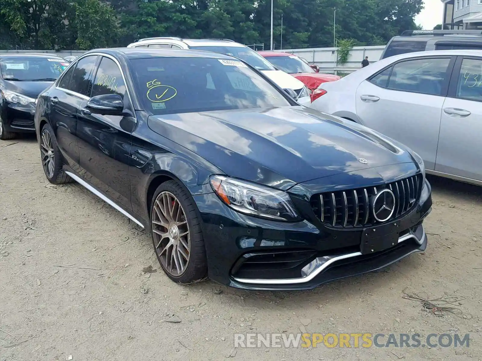 1 Photograph of a damaged car 55SWF8HB1KU302431 MERCEDES-BENZ AMG 2019