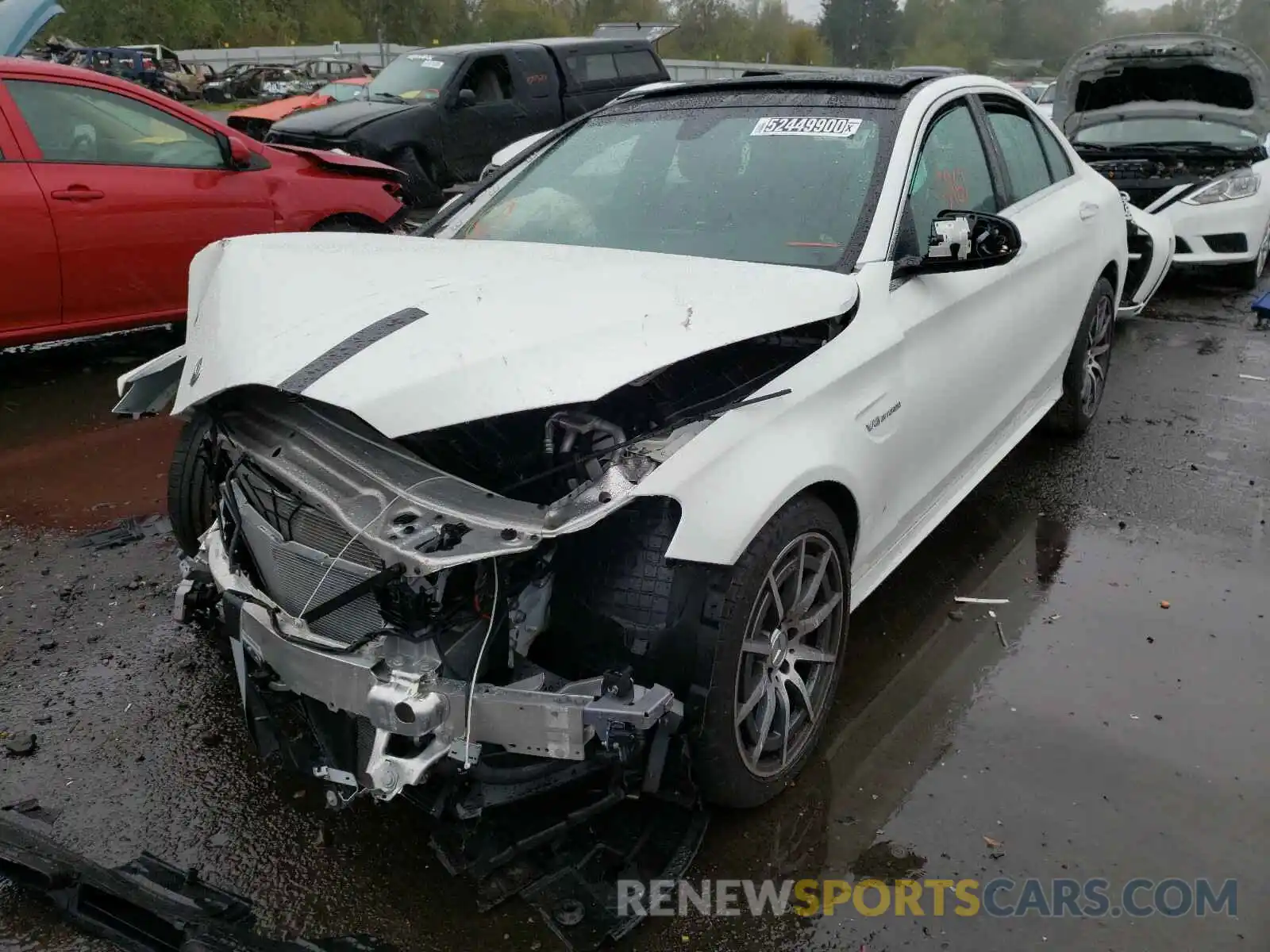 2 Photograph of a damaged car 55SWF8GB8LU332416 MERCEDES-BENZ AMG 2020