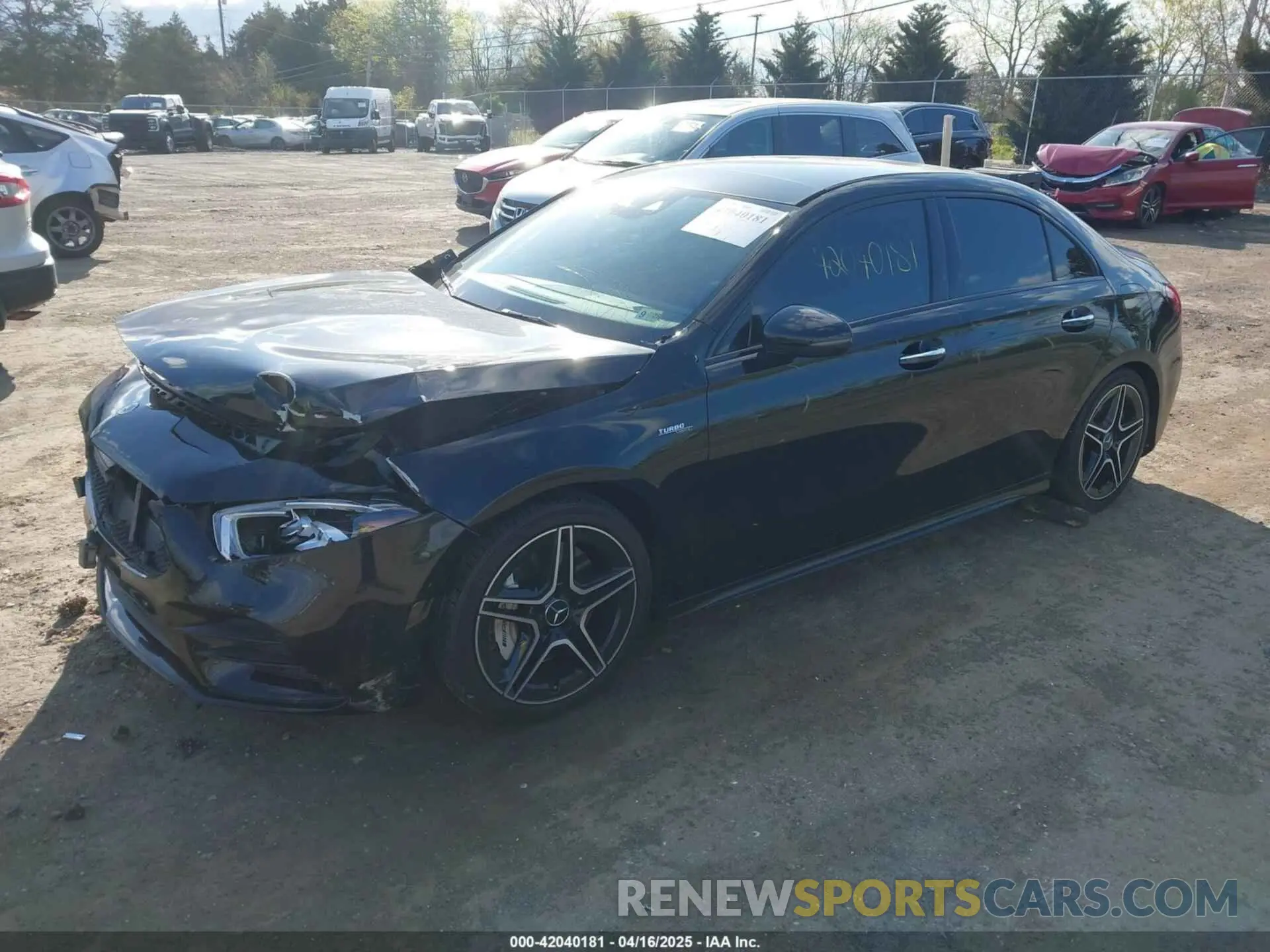 2 Photograph of a damaged car W1K3G5BB0MJ266385 MERCEDES-BENZ AMG A 35 2021