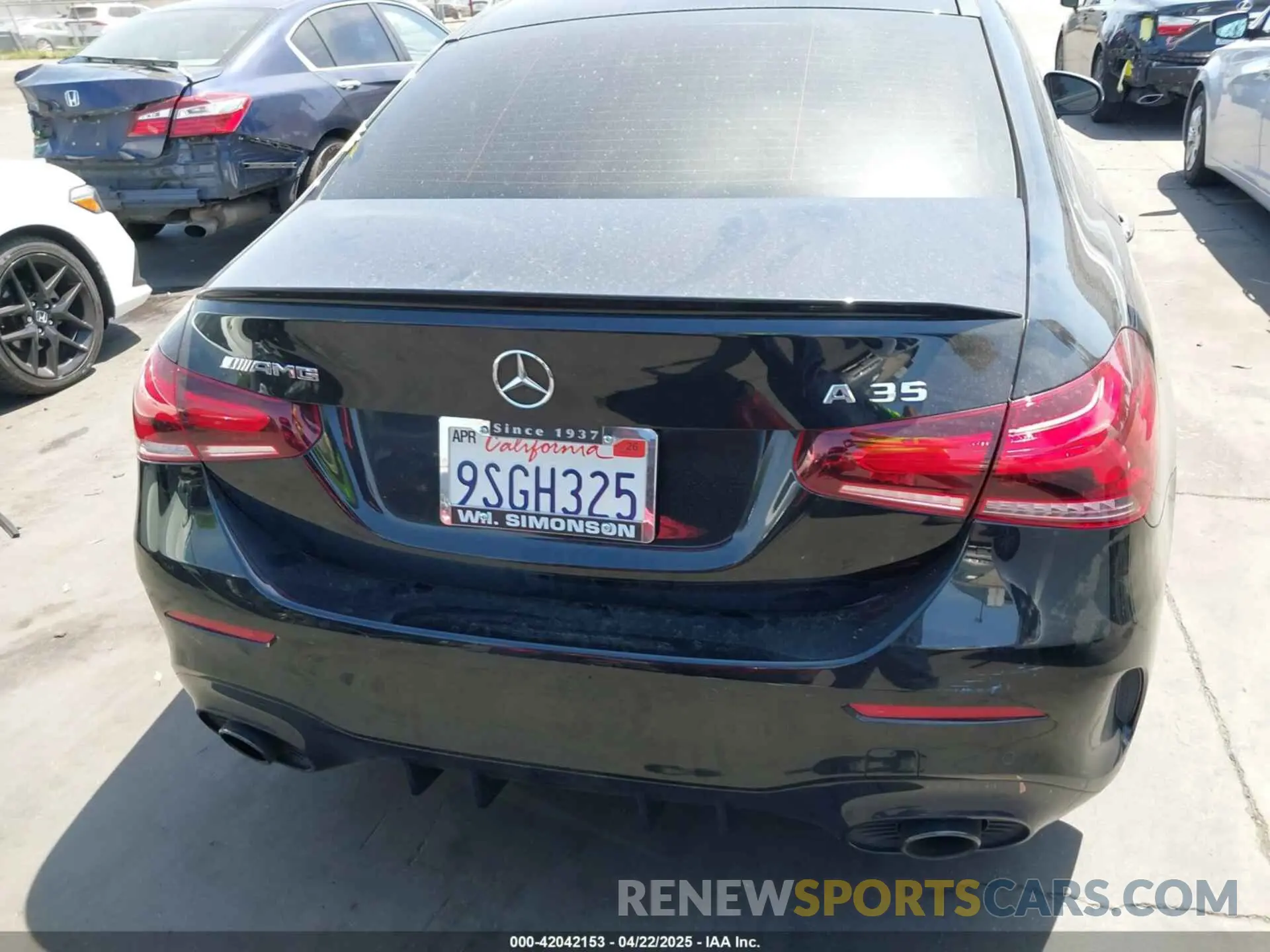 17 Photograph of a damaged car W1K3G5BB1MJ293241 MERCEDES-BENZ AMG A 35 2021