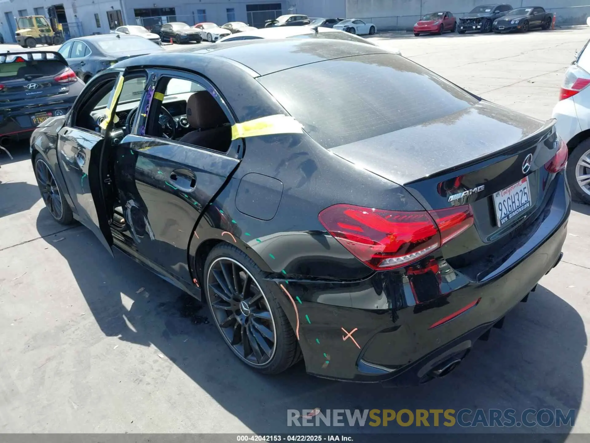3 Photograph of a damaged car W1K3G5BB1MJ293241 MERCEDES-BENZ AMG A 35 2021