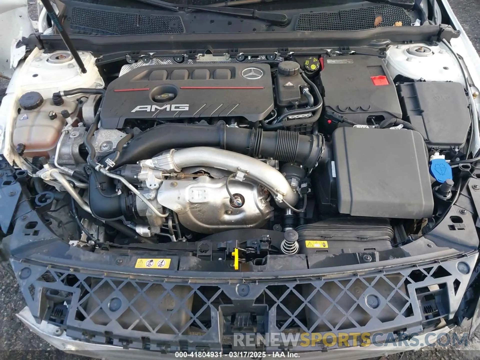 10 Photograph of a damaged car W1K3G5BB6MJ307912 MERCEDES-BENZ AMG A 35 2021