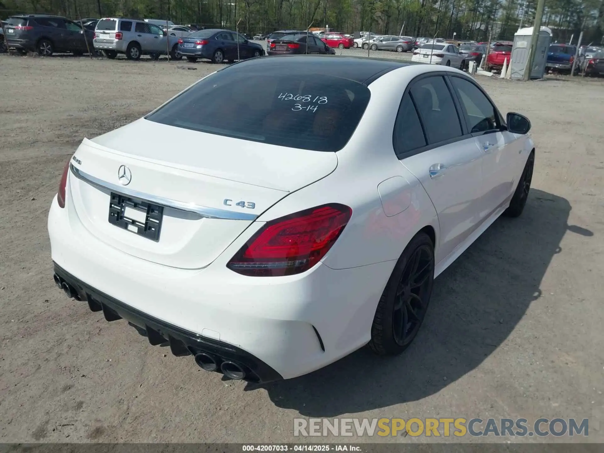 4 Photograph of a damaged car 55SWF6EB6KU304488 MERCEDES-BENZ AMG C 43 2019