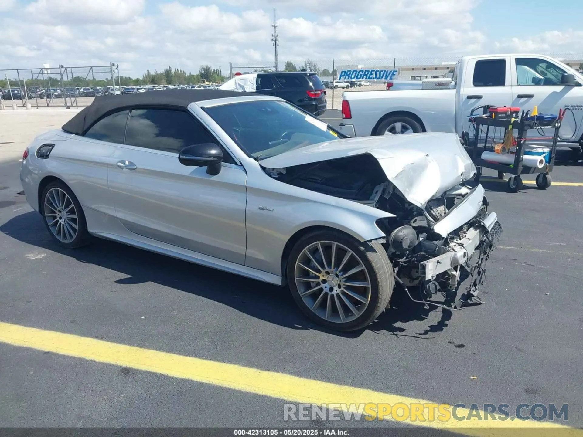 1 Photograph of a damaged car WDDWK6EBXKF799678 MERCEDES-BENZ AMG C 43 2019