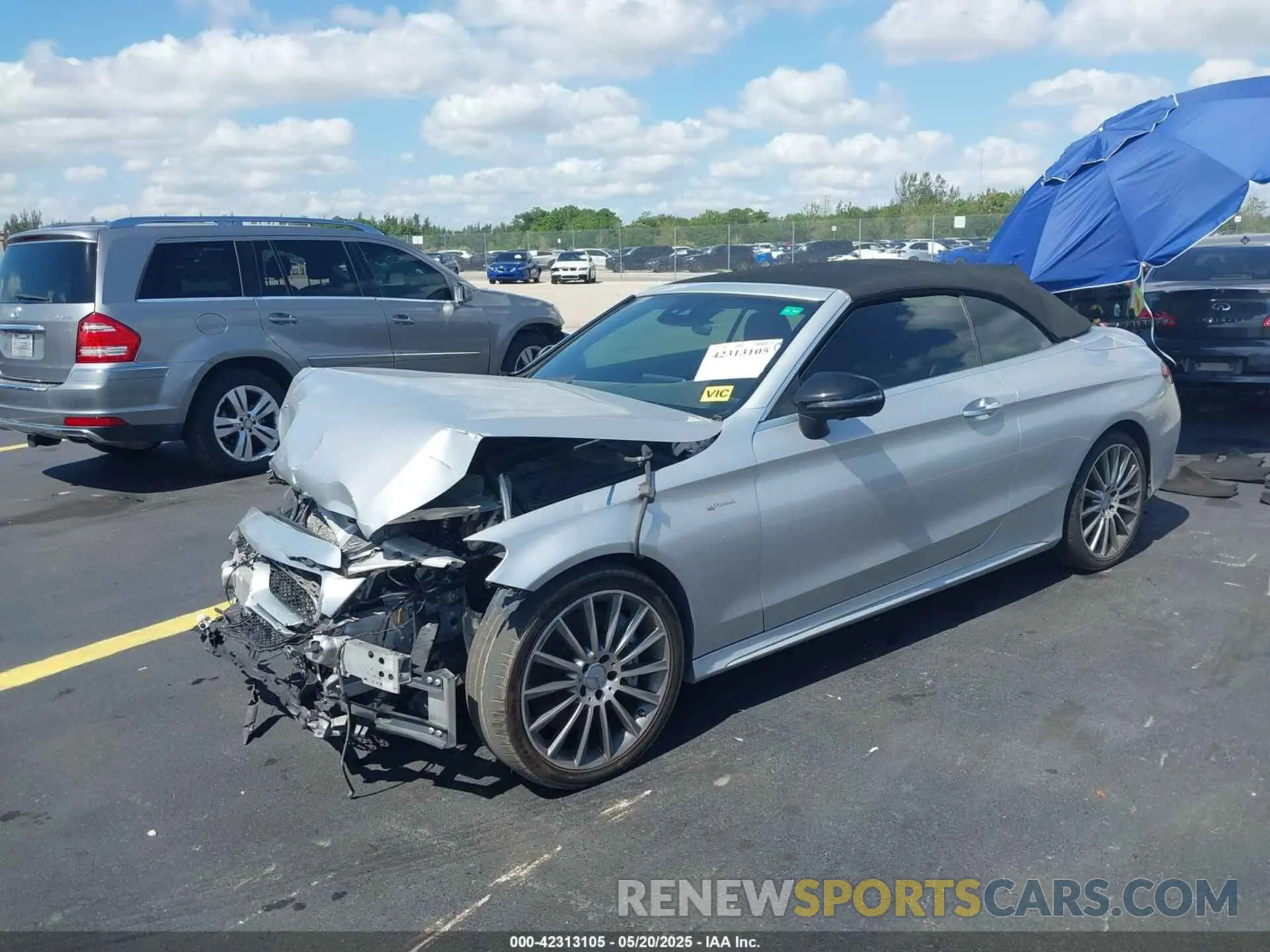 2 Photograph of a damaged car WDDWK6EBXKF799678 MERCEDES-BENZ AMG C 43 2019