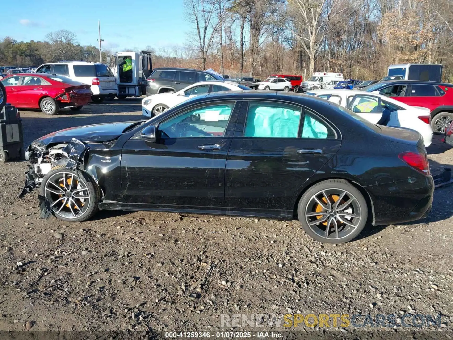 14 Photograph of a damaged car W1KWF6EB1MR628422 MERCEDES-BENZ AMG C 43 2021