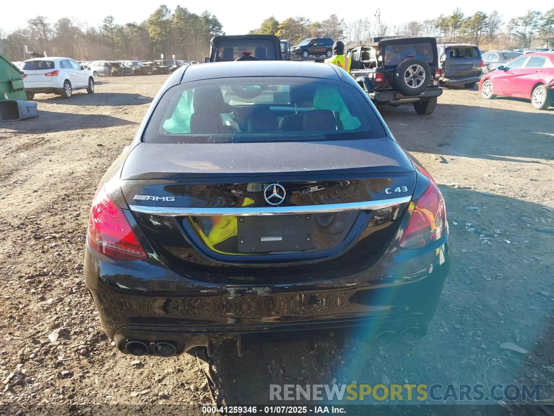 16 Photograph of a damaged car W1KWF6EB1MR628422 MERCEDES-BENZ AMG C 43 2021