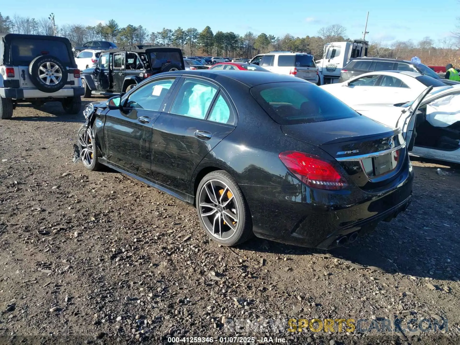 3 Photograph of a damaged car W1KWF6EB1MR628422 MERCEDES-BENZ AMG C 43 2021