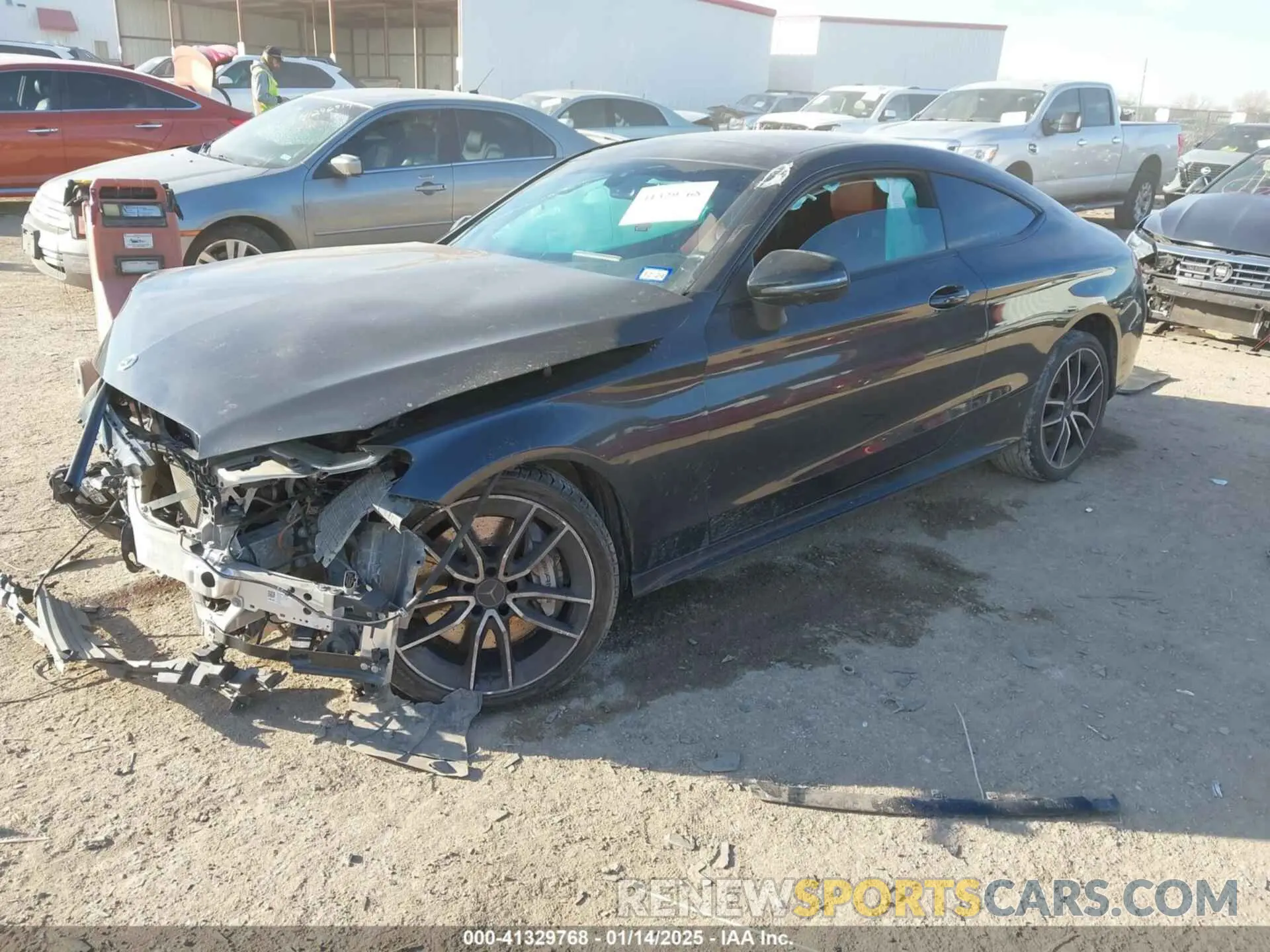 2 Photograph of a damaged car W1KWJ6EB8MG065671 MERCEDES-BENZ AMG C 43 2021