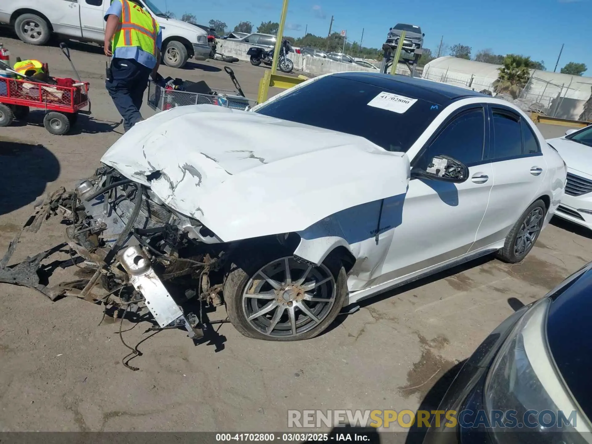 2 Photograph of a damaged car 55SWF8GB5LU332454 MERCEDES-BENZ AMG C 63 2020
