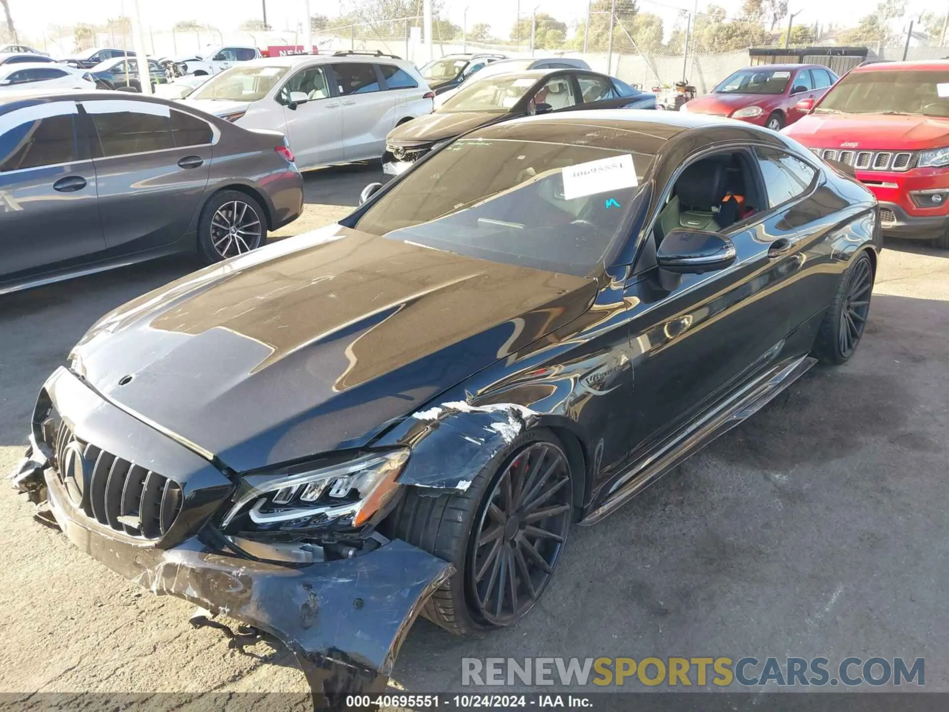 2 Photograph of a damaged car WDDWJ8HB4LF948310 MERCEDES-BENZ AMG C 63 2020