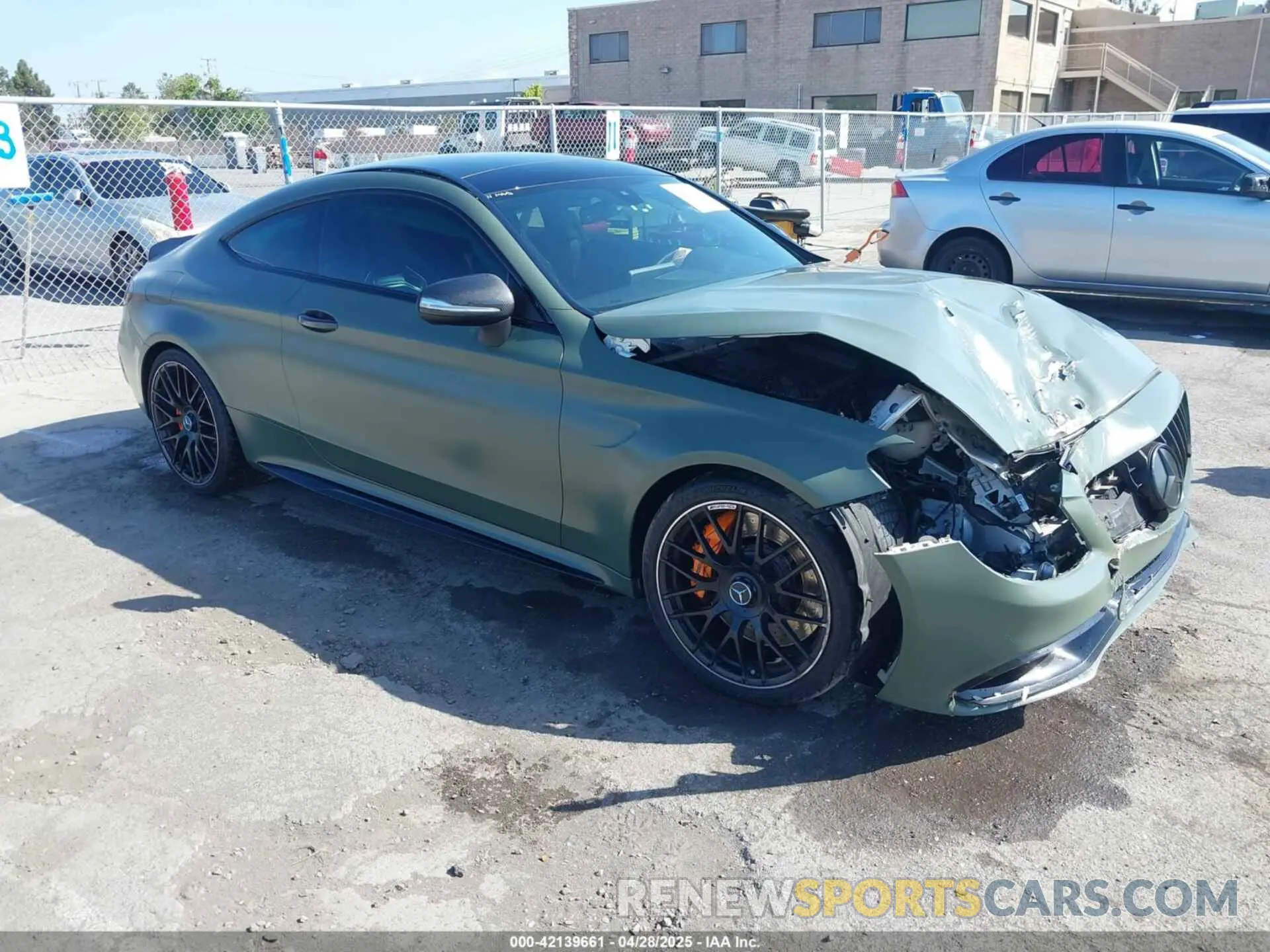 1 Photograph of a damaged car WDDWJ8HB7LF968504 MERCEDES-BENZ AMG C 63 2020