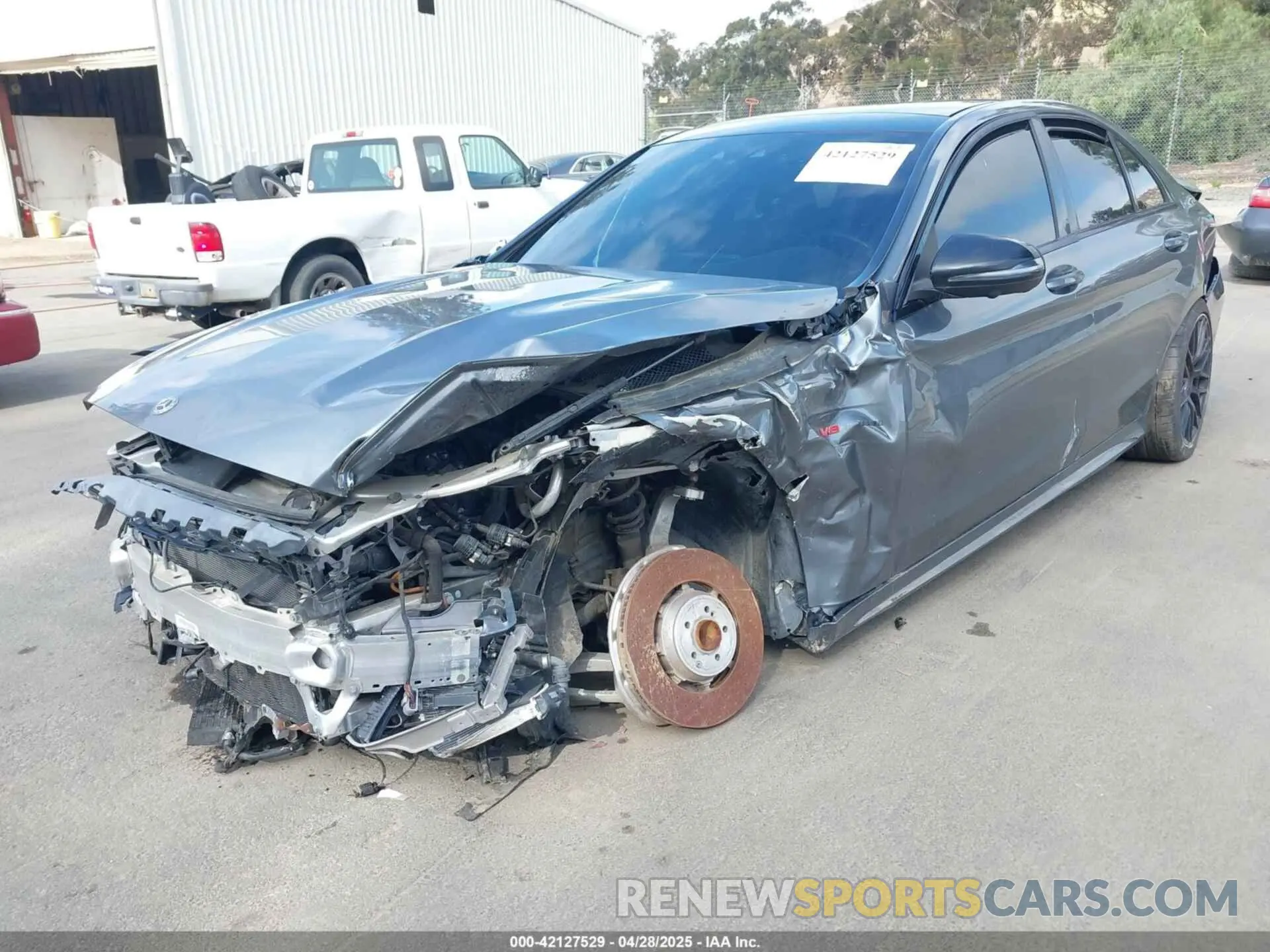 2 Photograph of a damaged car W1KWF8HB4MR620676 MERCEDES-BENZ AMG C 63 2021