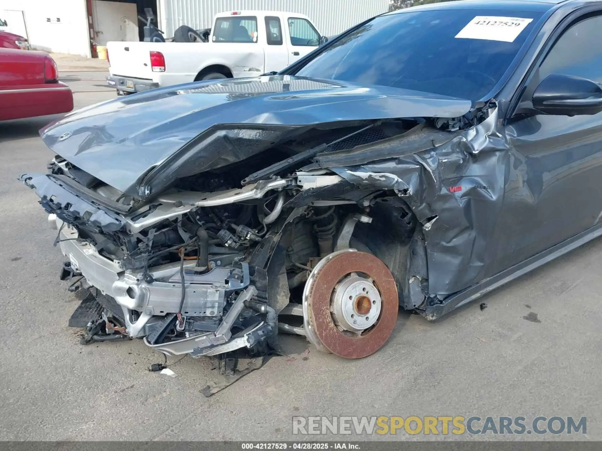 6 Photograph of a damaged car W1KWF8HB4MR620676 MERCEDES-BENZ AMG C 63 2021