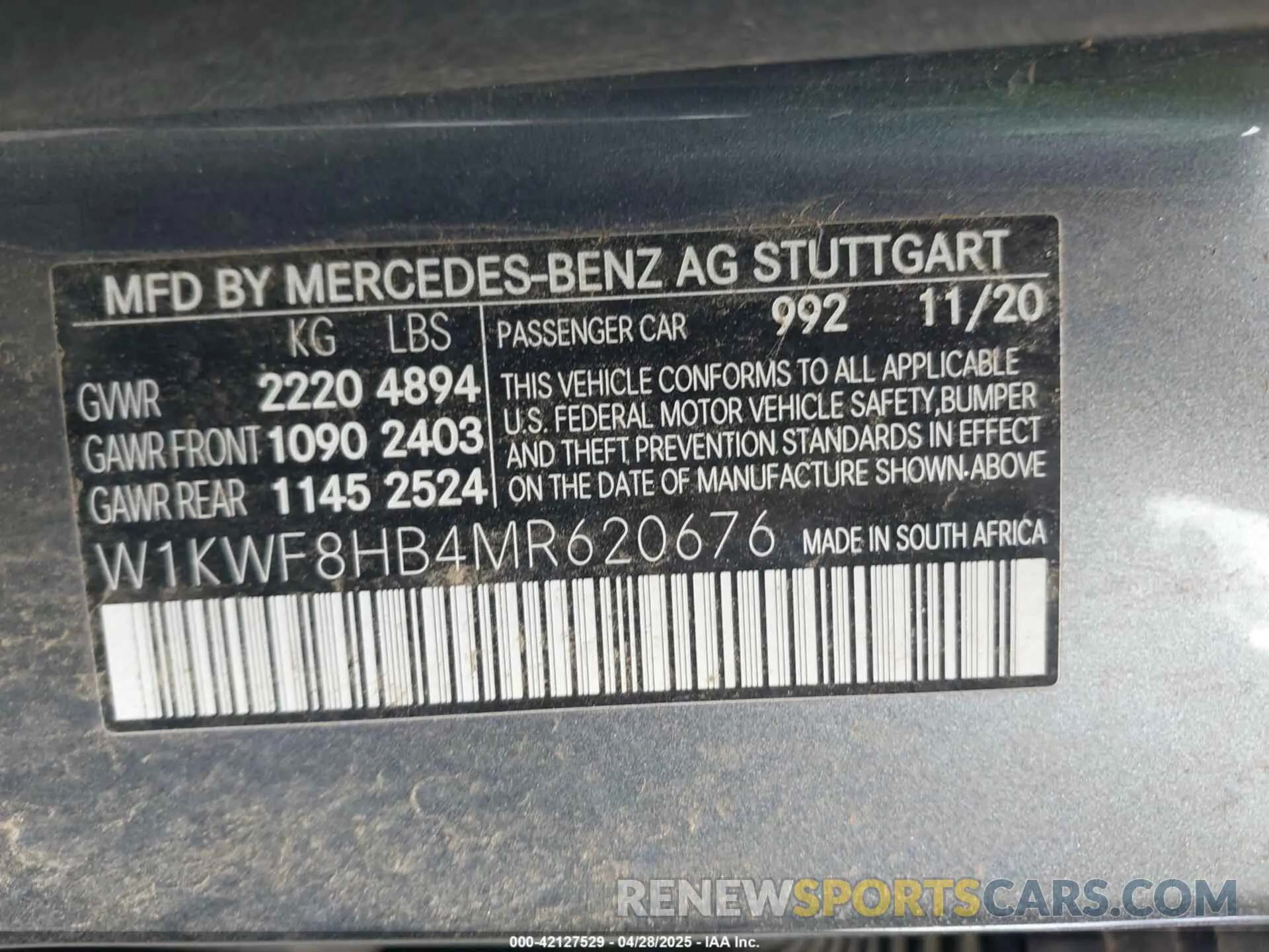 9 Photograph of a damaged car W1KWF8HB4MR620676 MERCEDES-BENZ AMG C 63 2021