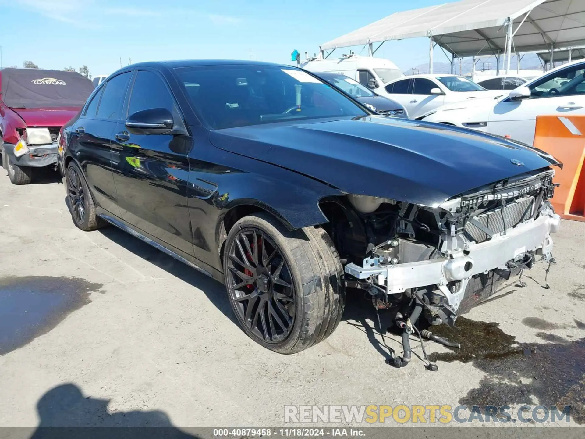 1 Photograph of a damaged car W1KWF8HB8MR618414 MERCEDES-BENZ AMG C 63 2021