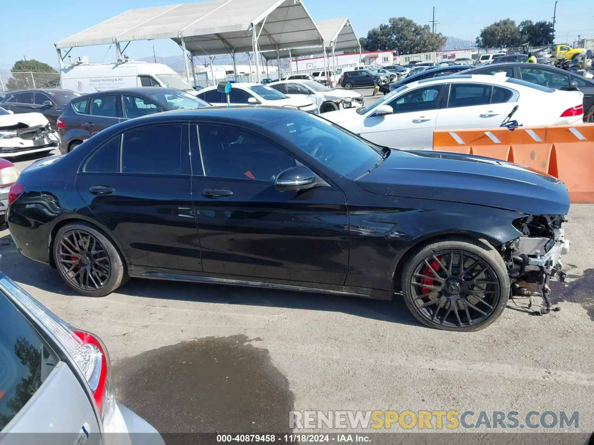 14 Photograph of a damaged car W1KWF8HB8MR618414 MERCEDES-BENZ AMG C 63 2021