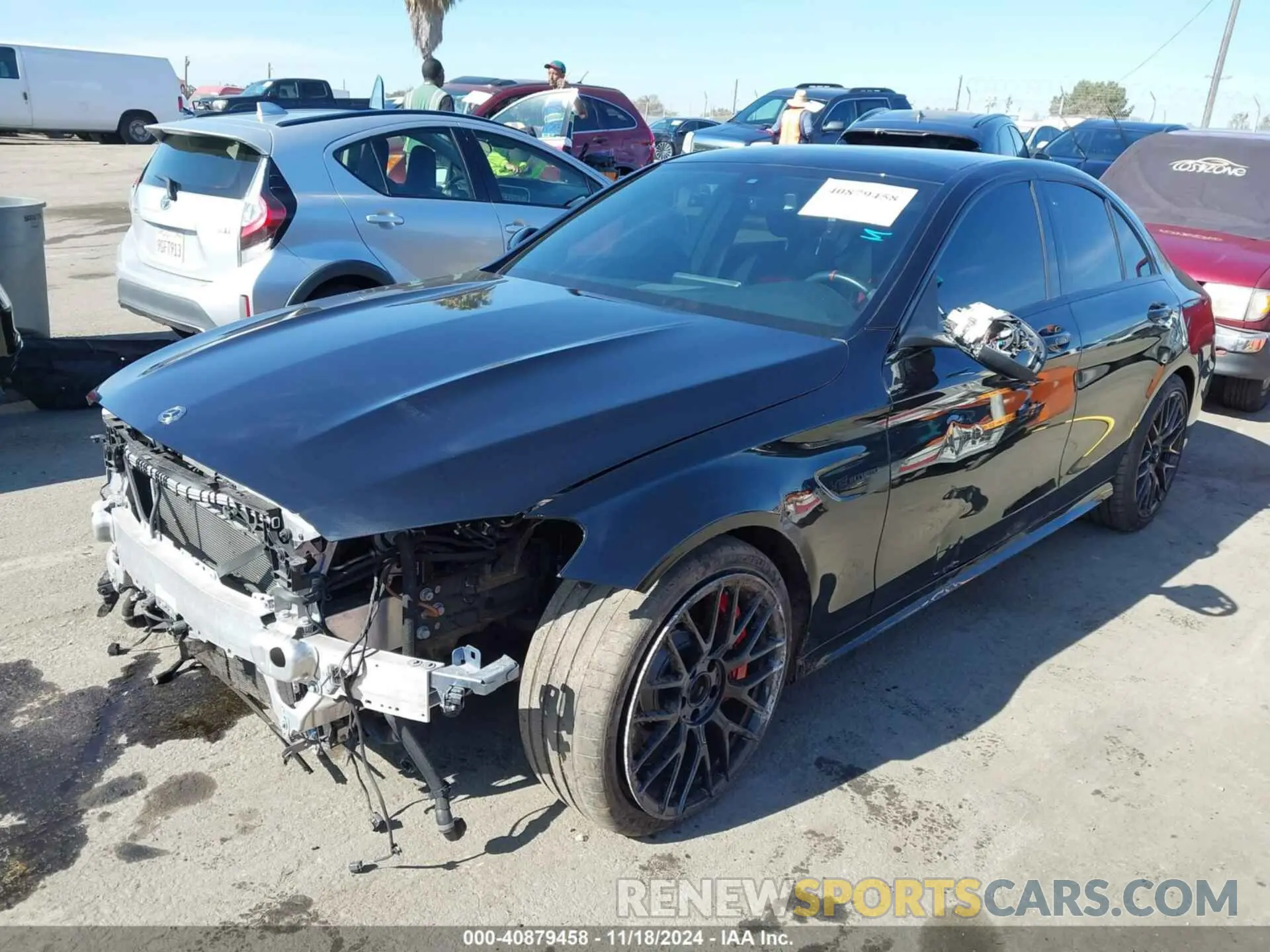 2 Photograph of a damaged car W1KWF8HB8MR618414 MERCEDES-BENZ AMG C 63 2021