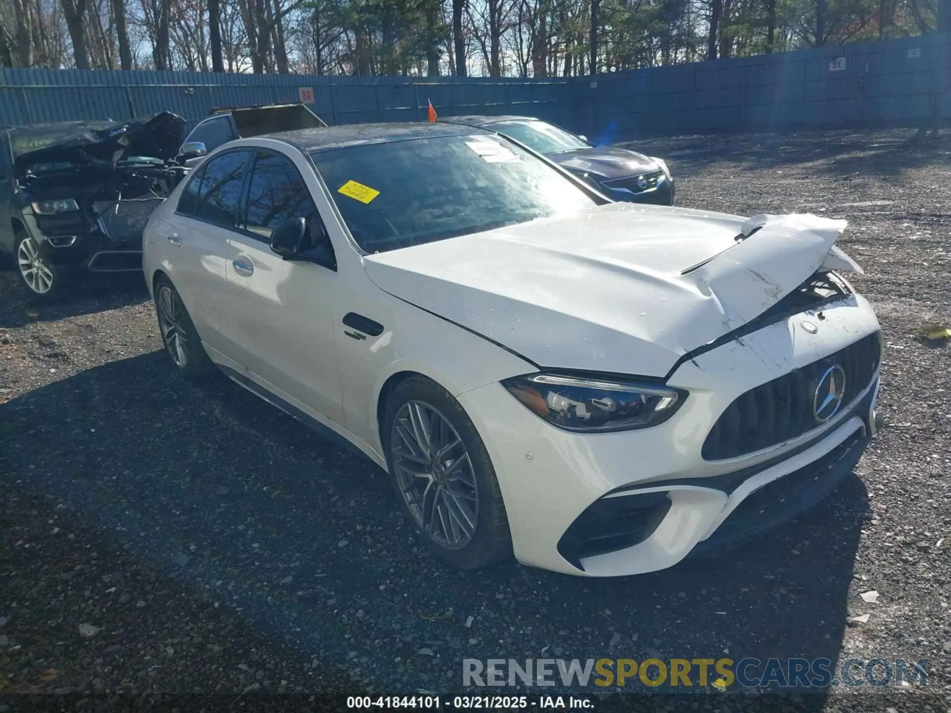 1 Photograph of a damaged car W1KAF8AB6RR222087 MERCEDES-BENZ AMG C 63 2024