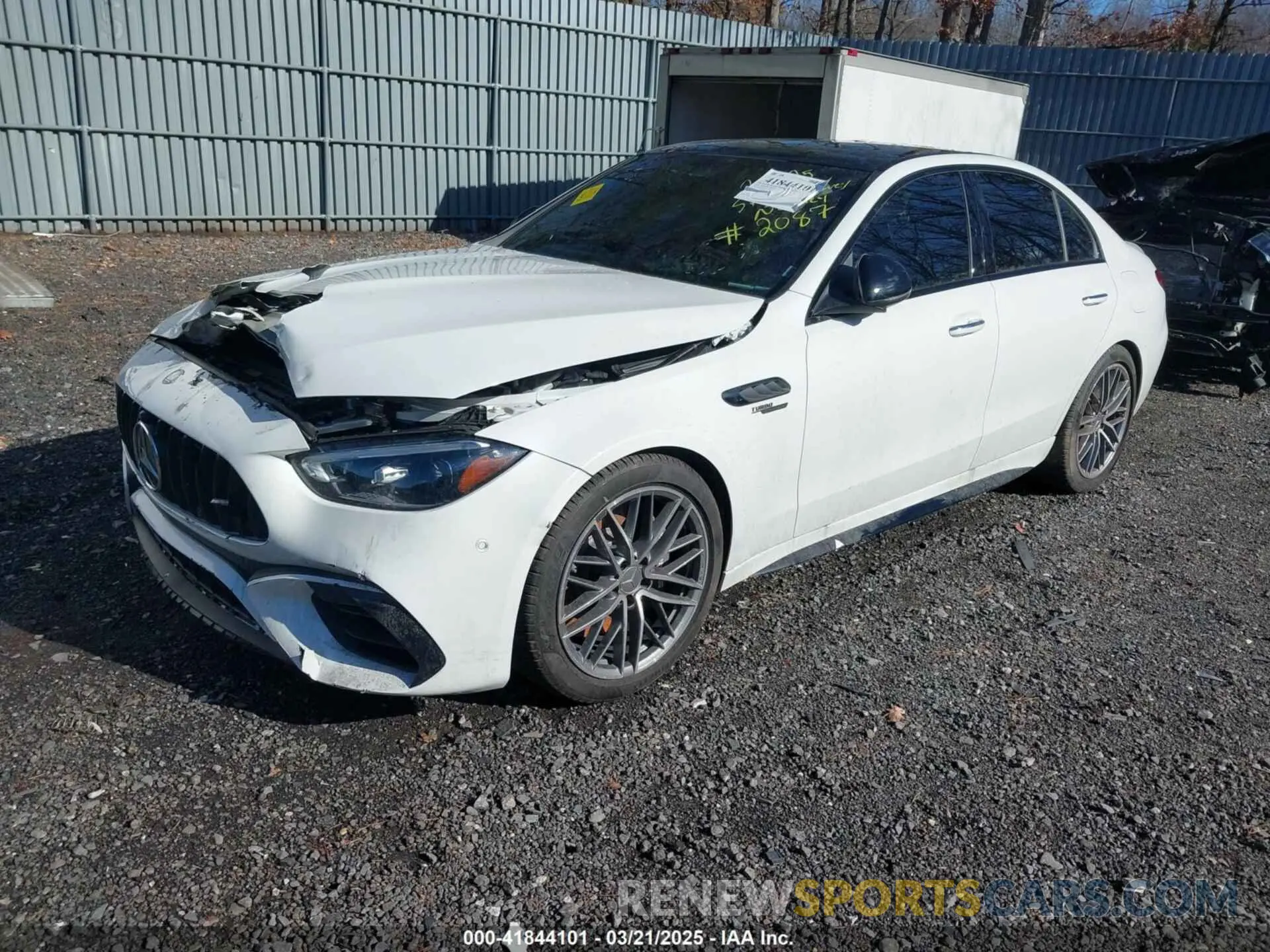 2 Photograph of a damaged car W1KAF8AB6RR222087 MERCEDES-BENZ AMG C 63 2024