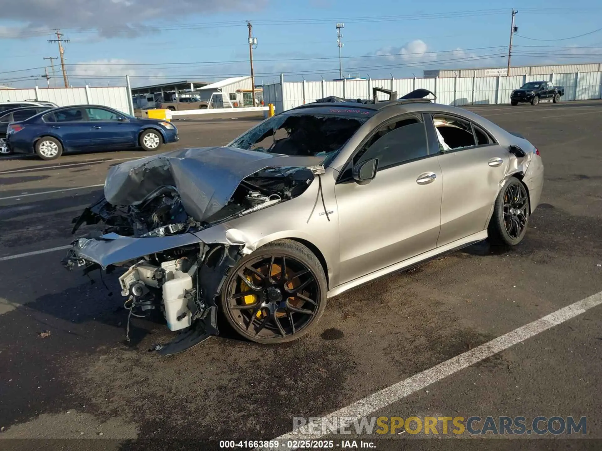 2 Photograph of a damaged car WDD5J5BB7LN057291 MERCEDES-BENZ AMG CLA 35 2020