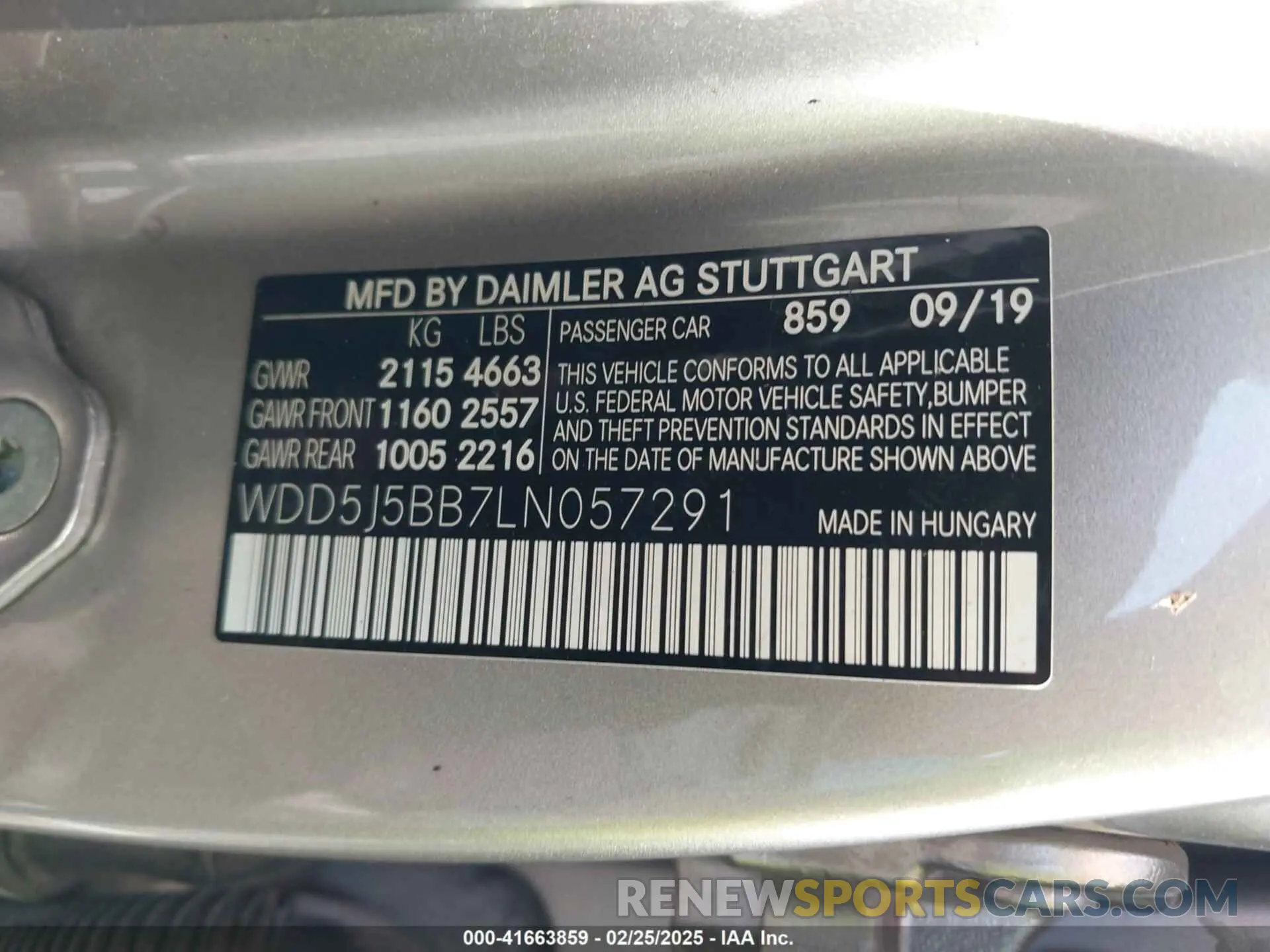 9 Photograph of a damaged car WDD5J5BB7LN057291 MERCEDES-BENZ AMG CLA 35 2020
