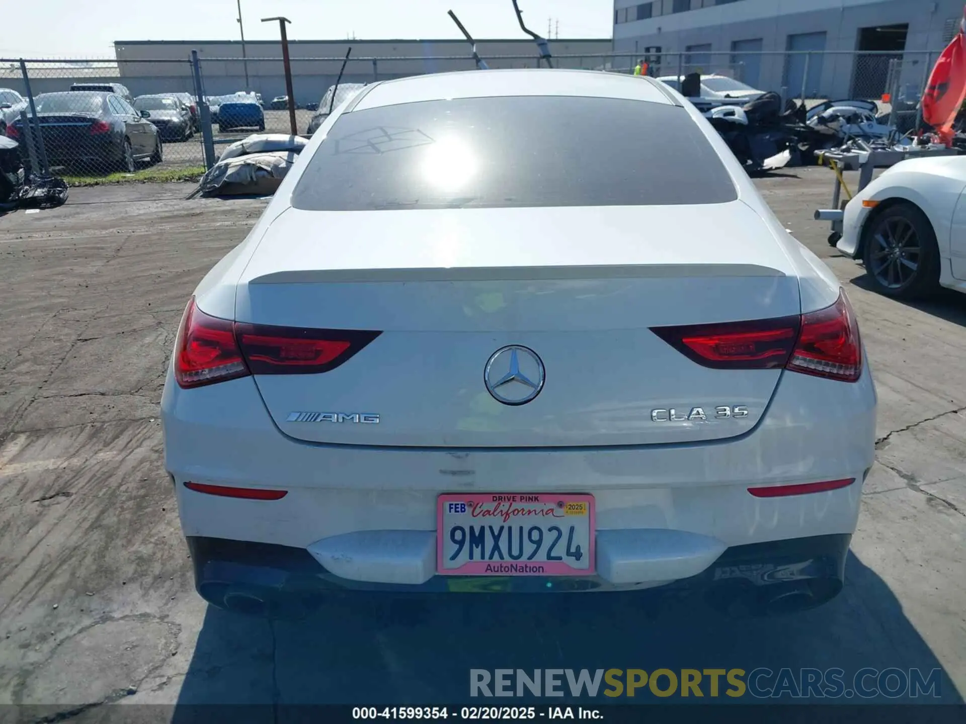 16 Photograph of a damaged car W1K5J5BB2MN188727 MERCEDES-BENZ AMG CLA 35 2021