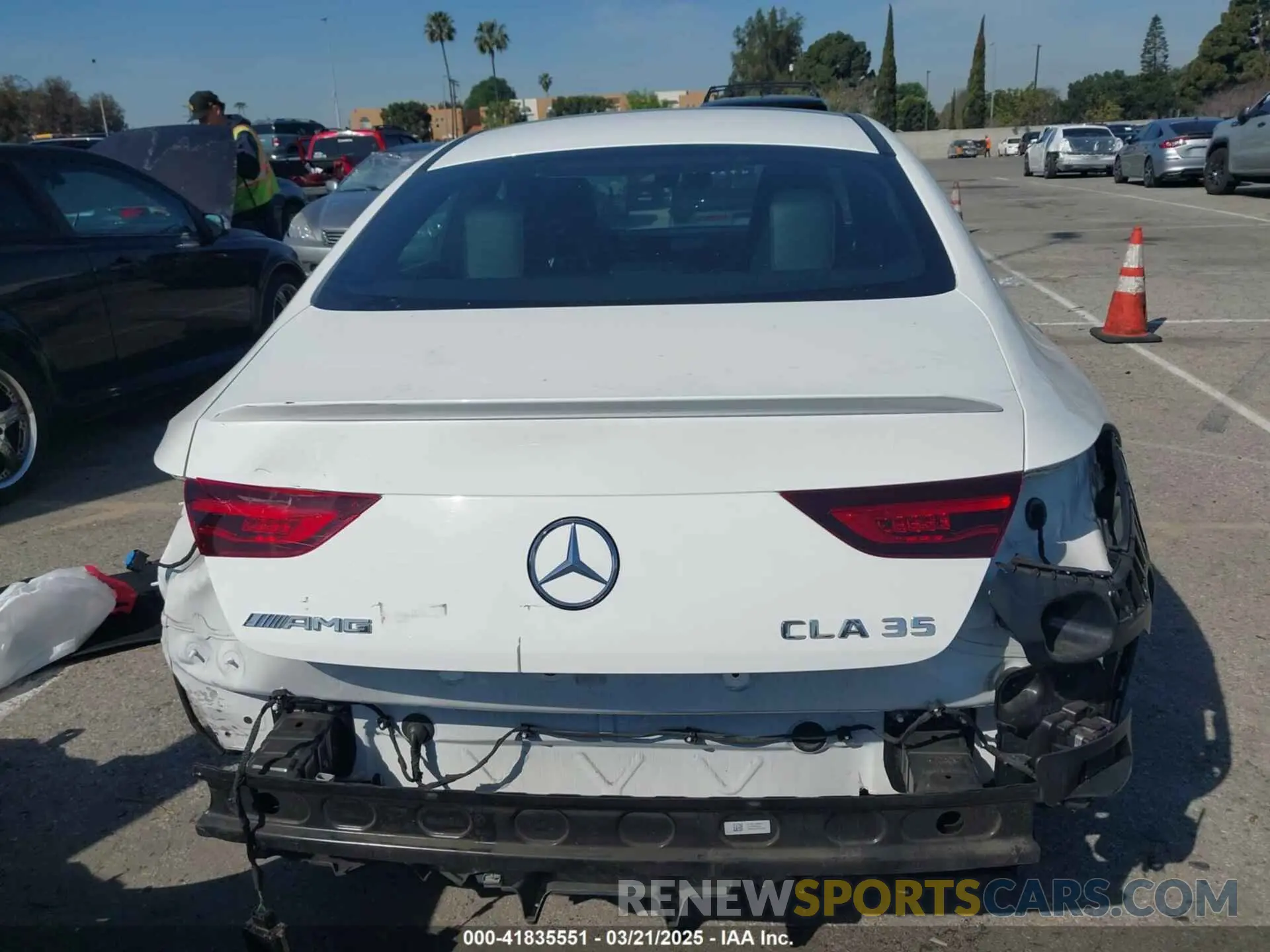 16 Photograph of a damaged car W1K5J5BB6MN234740 MERCEDES-BENZ AMG CLA 35 2021