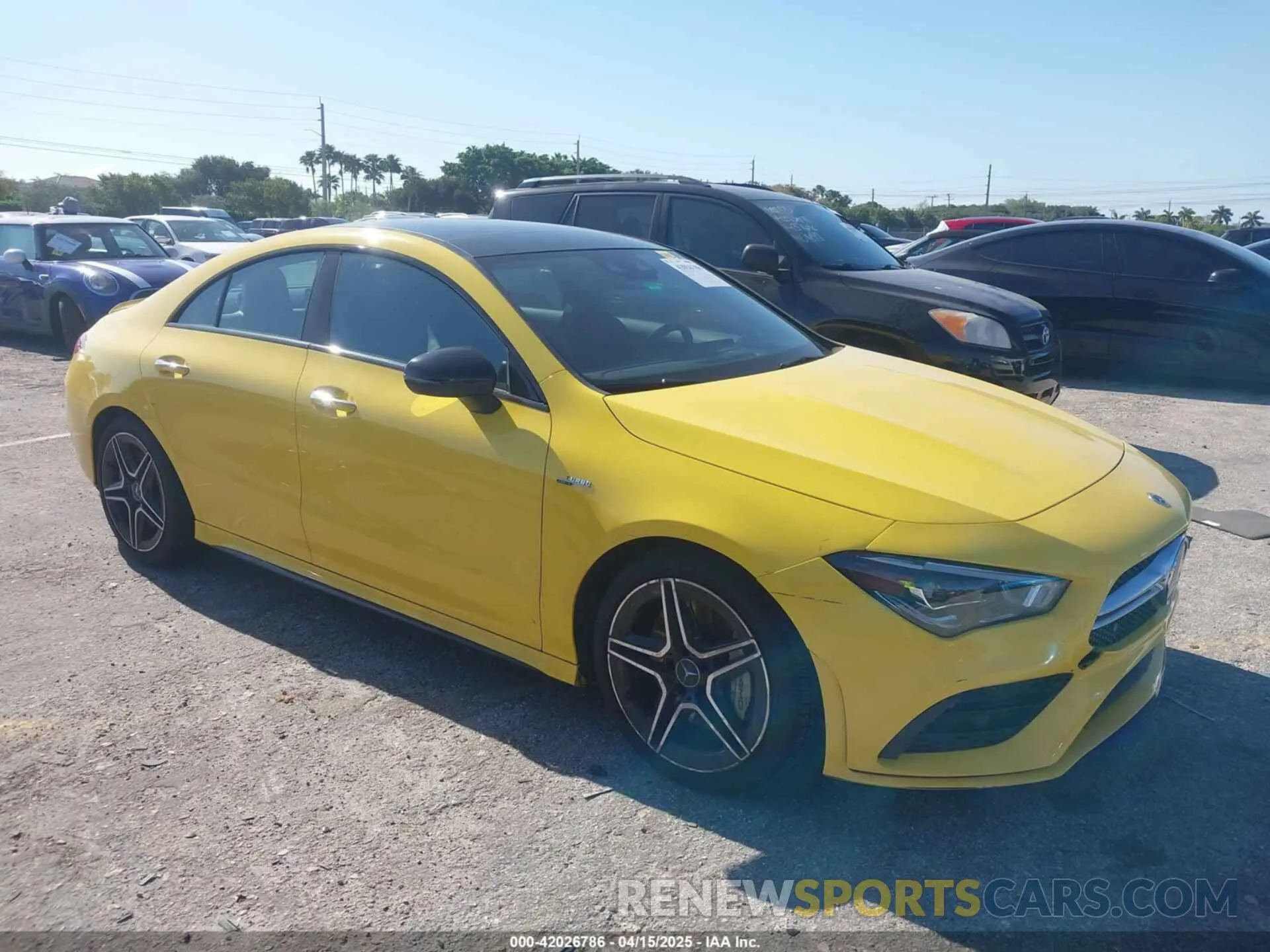 1 Photograph of a damaged car W1K5J5BB1NN298900 MERCEDES-BENZ AMG CLA 35 2022