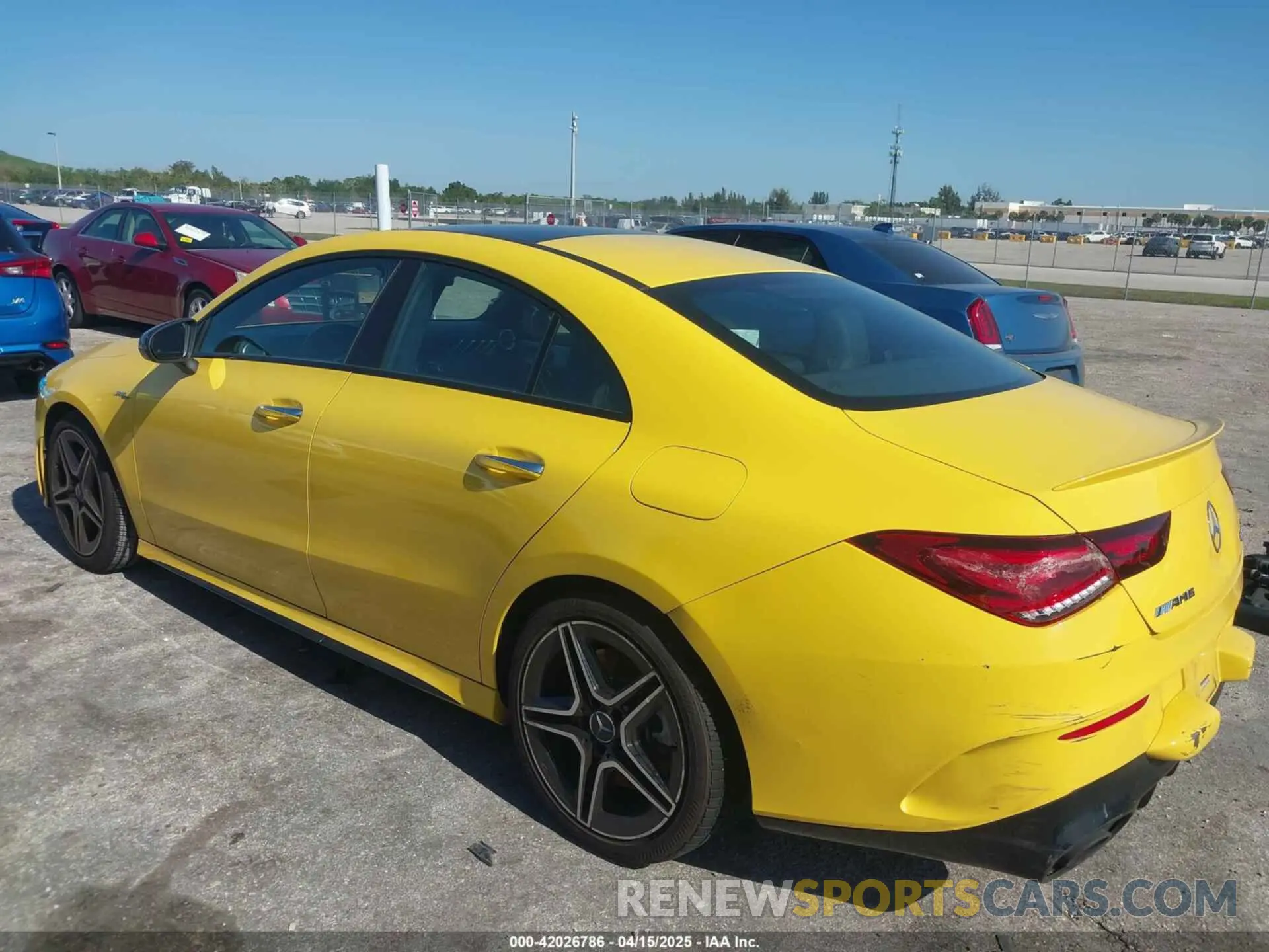 3 Photograph of a damaged car W1K5J5BB1NN298900 MERCEDES-BENZ AMG CLA 35 2022