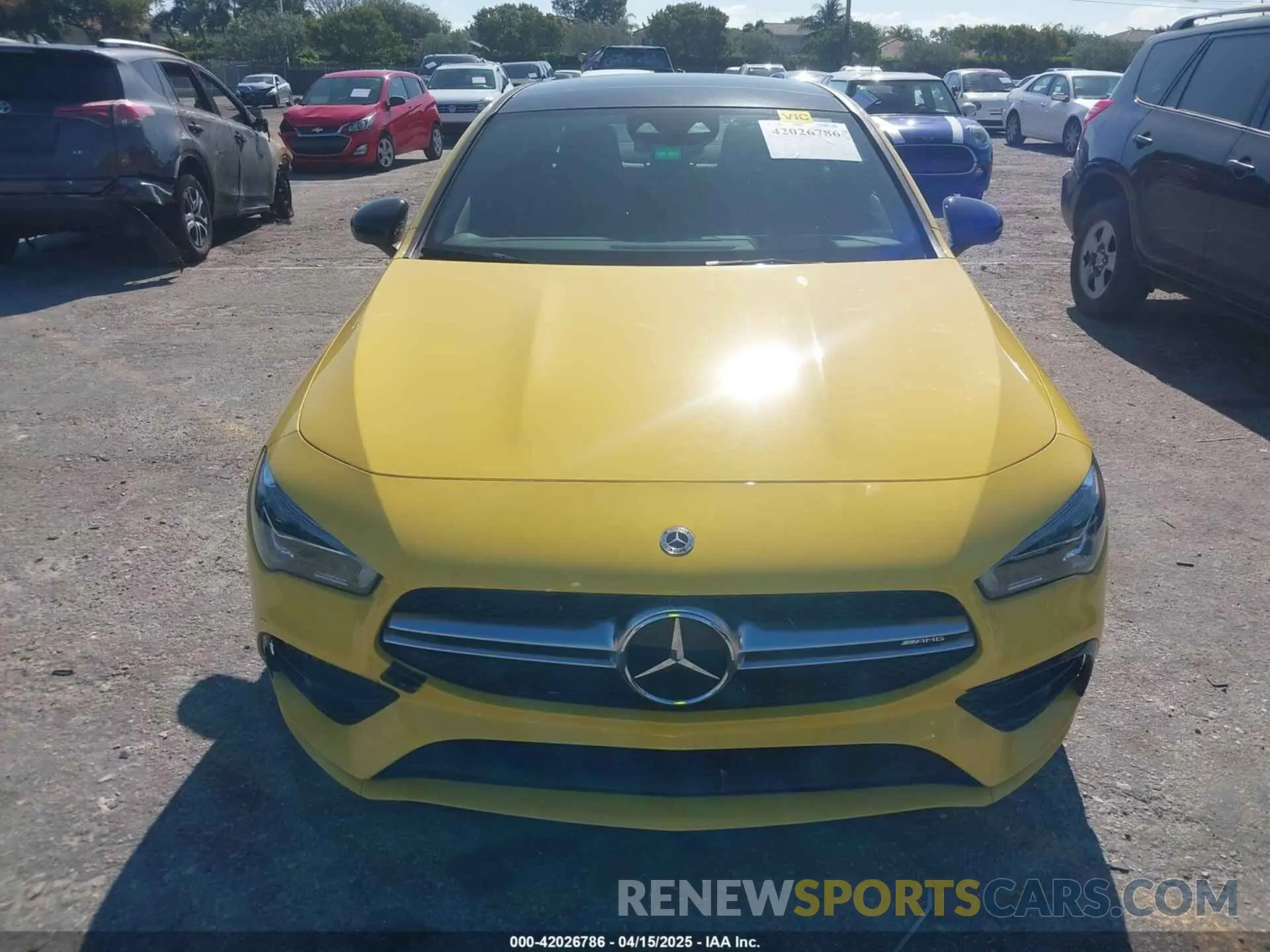 6 Photograph of a damaged car W1K5J5BB1NN298900 MERCEDES-BENZ AMG CLA 35 2022