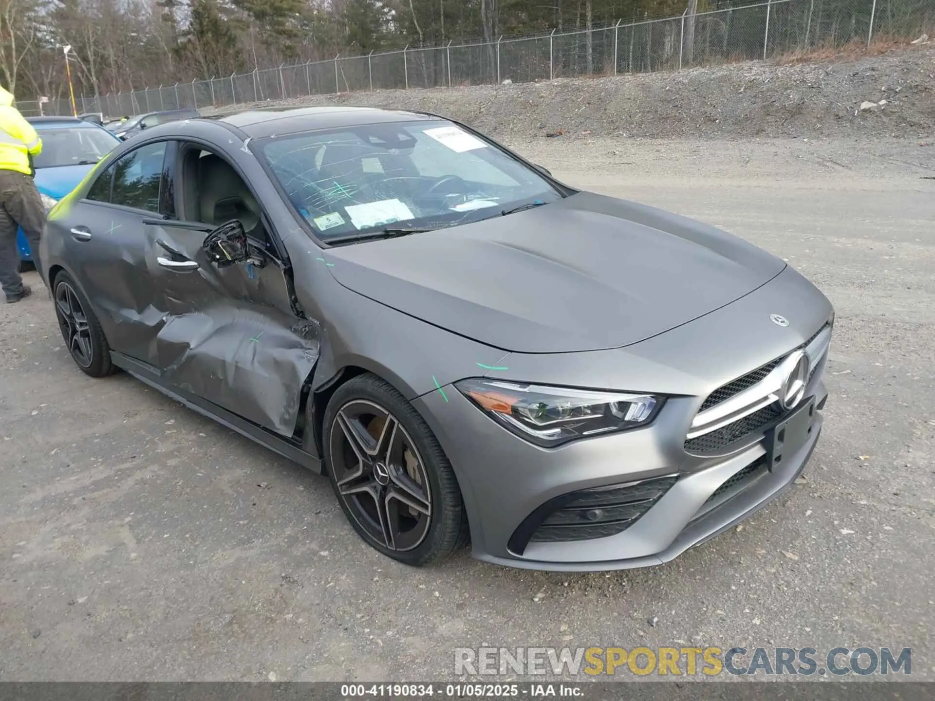 1 Photograph of a damaged car W1K5J5BB7PN398809 MERCEDES-BENZ AMG CLA 35 2023