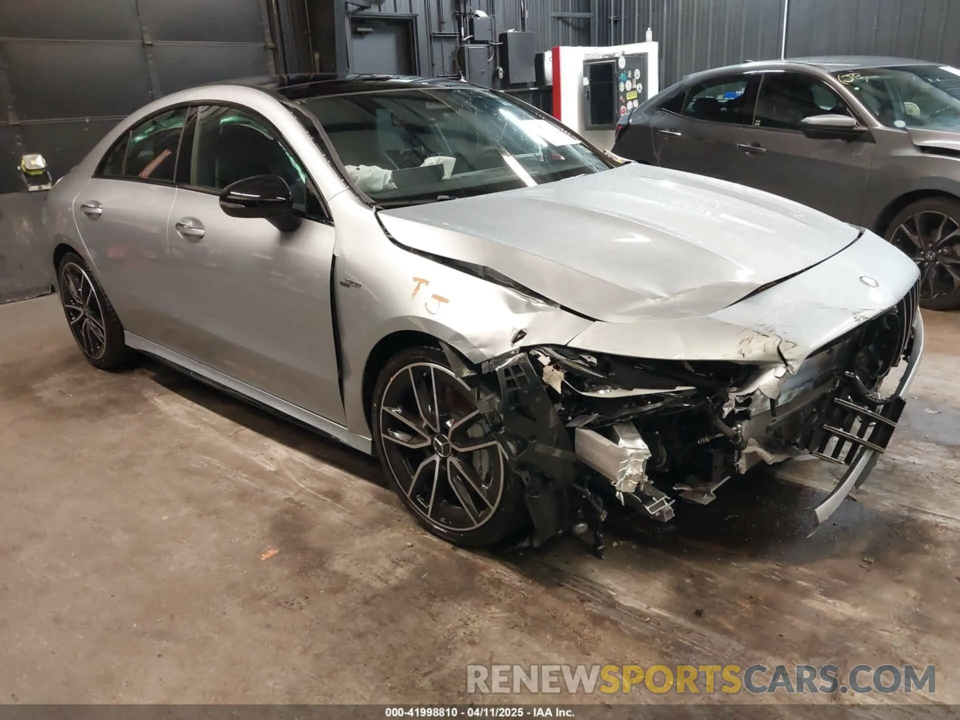 1 Photograph of a damaged car W1K5J5BBXSN531314 MERCEDES-BENZ AMG CLA 35 2025