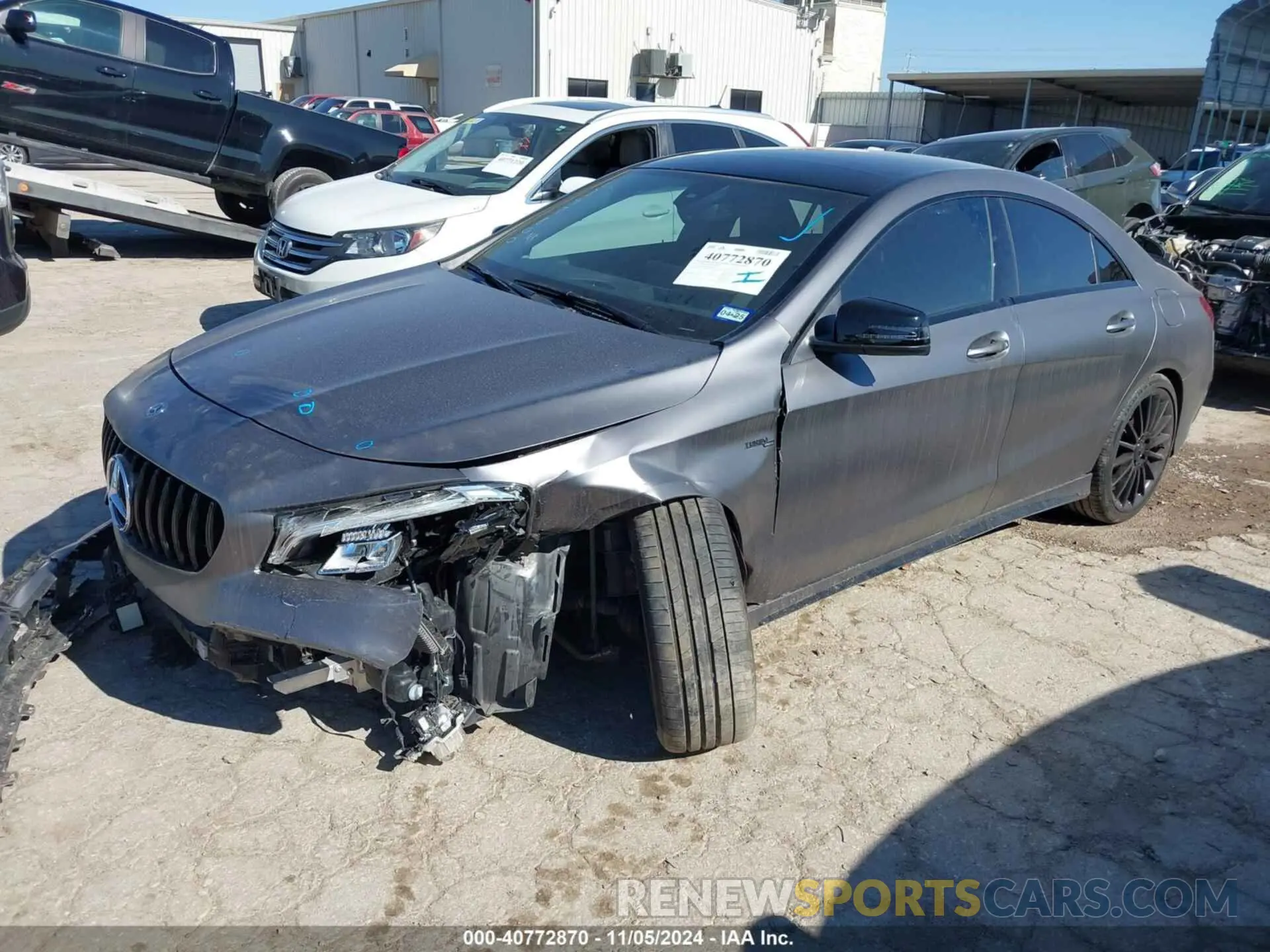 2 Photograph of a damaged car WDDSJ5CB9KN741209 MERCEDES-BENZ AMG CLA 45 2019