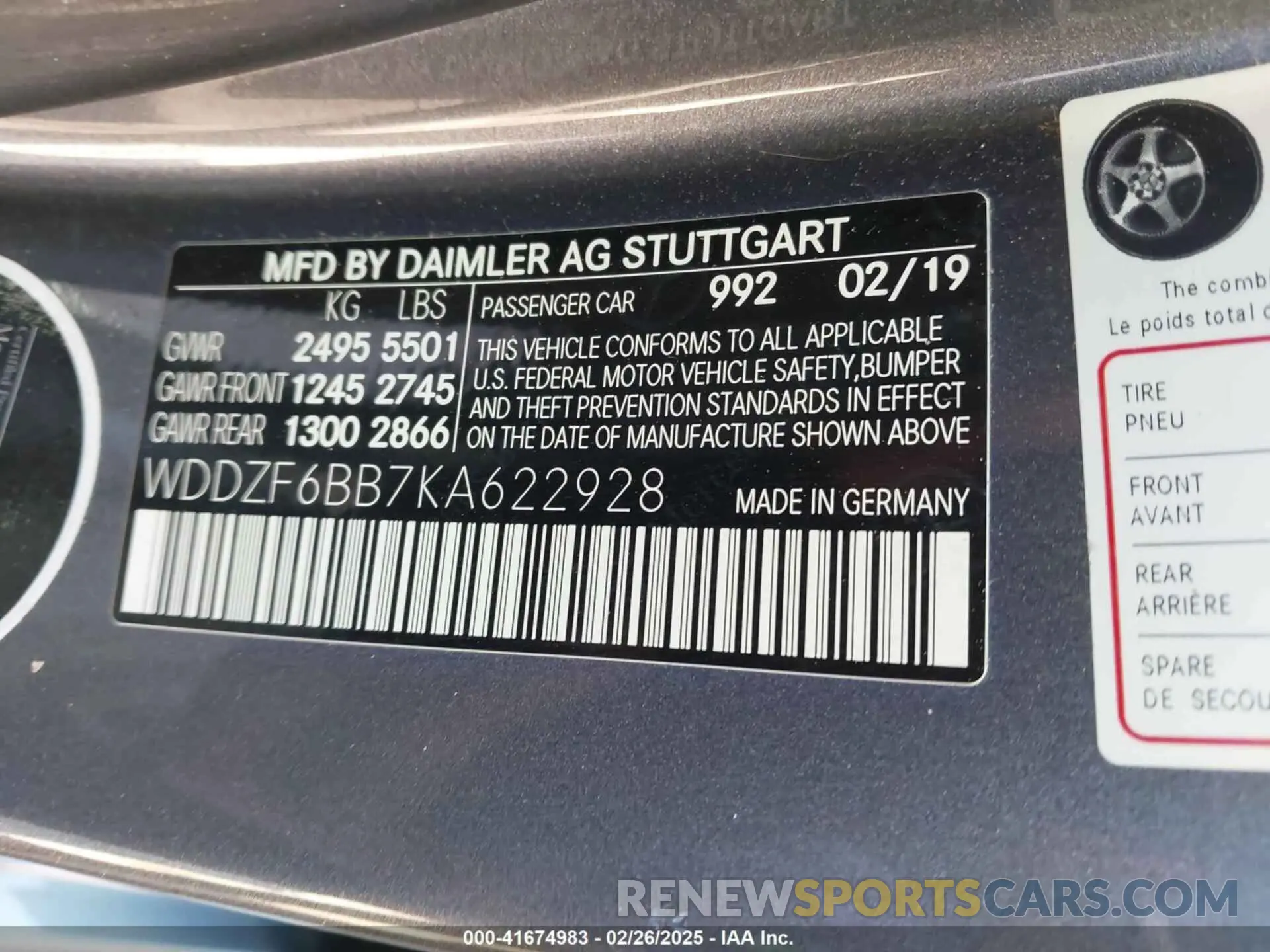 9 Photograph of a damaged car WDDZF6BB7KA622928 MERCEDES-BENZ AMG E 53 2019