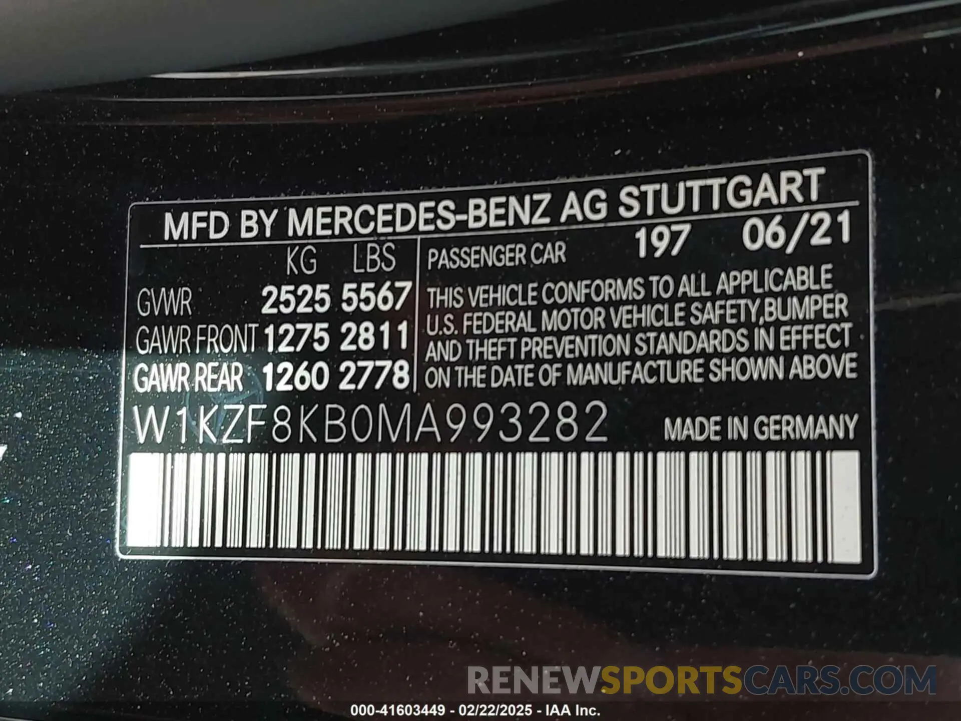 9 Photograph of a damaged car W1KZF8KB0MA993282 MERCEDES-BENZ AMG E 63 2021