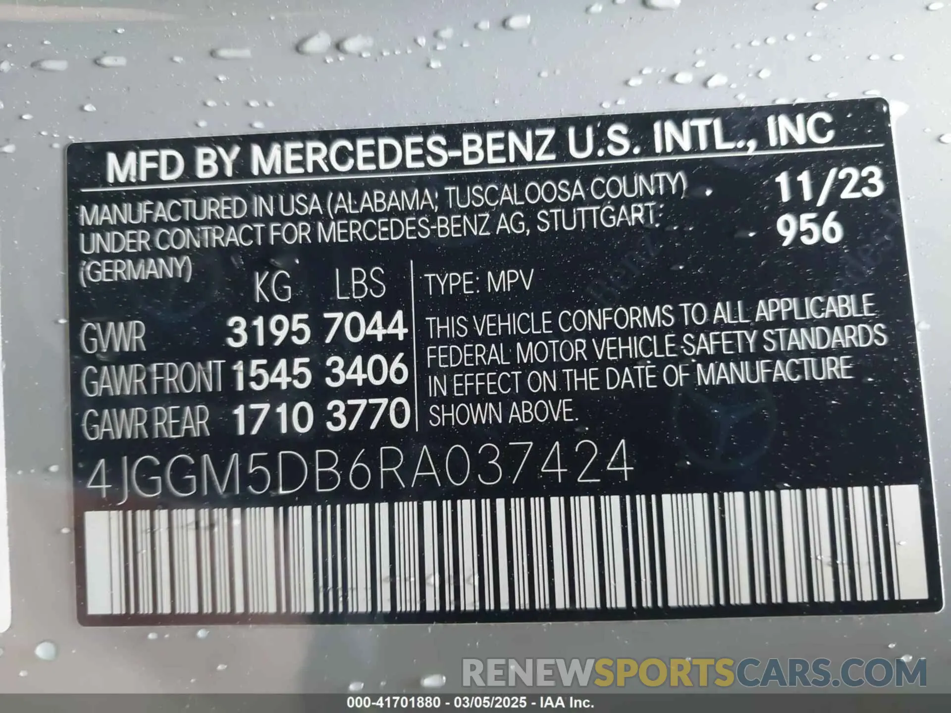 9 Photograph of a damaged car 4JGGM5DB6RA037424 MERCEDES-BENZ AMG EQE SUV 2024