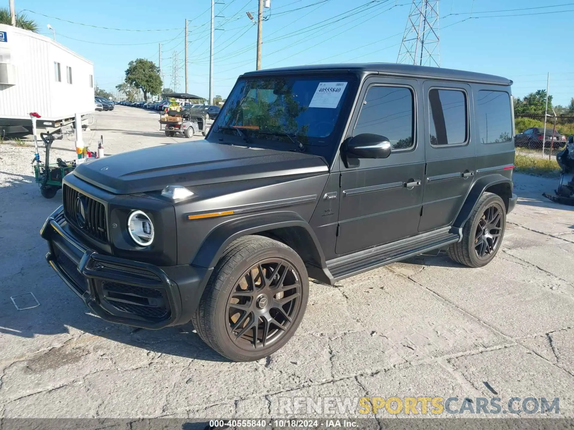 2 Photograph of a damaged car W1NYC7HJ2MX380013 MERCEDES-BENZ AMG G 63 2021
